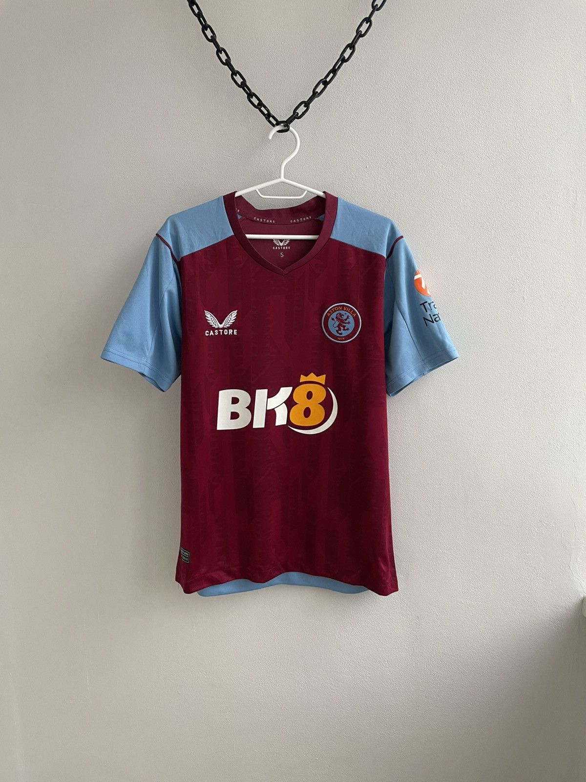 Castore Aston Villa 2023 2024 Home Football Shirt Soccer Jersey Size US S / EU 44-46 / 1 - 1 Thumbnail