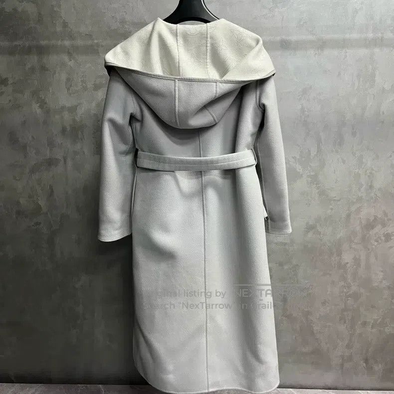 Louis Vuitton Louis Vuitton Grey Lace Up Hooded Long Sleeve Coat Size XS / US 0-2 / IT 36-38 - 6 Thumbnail