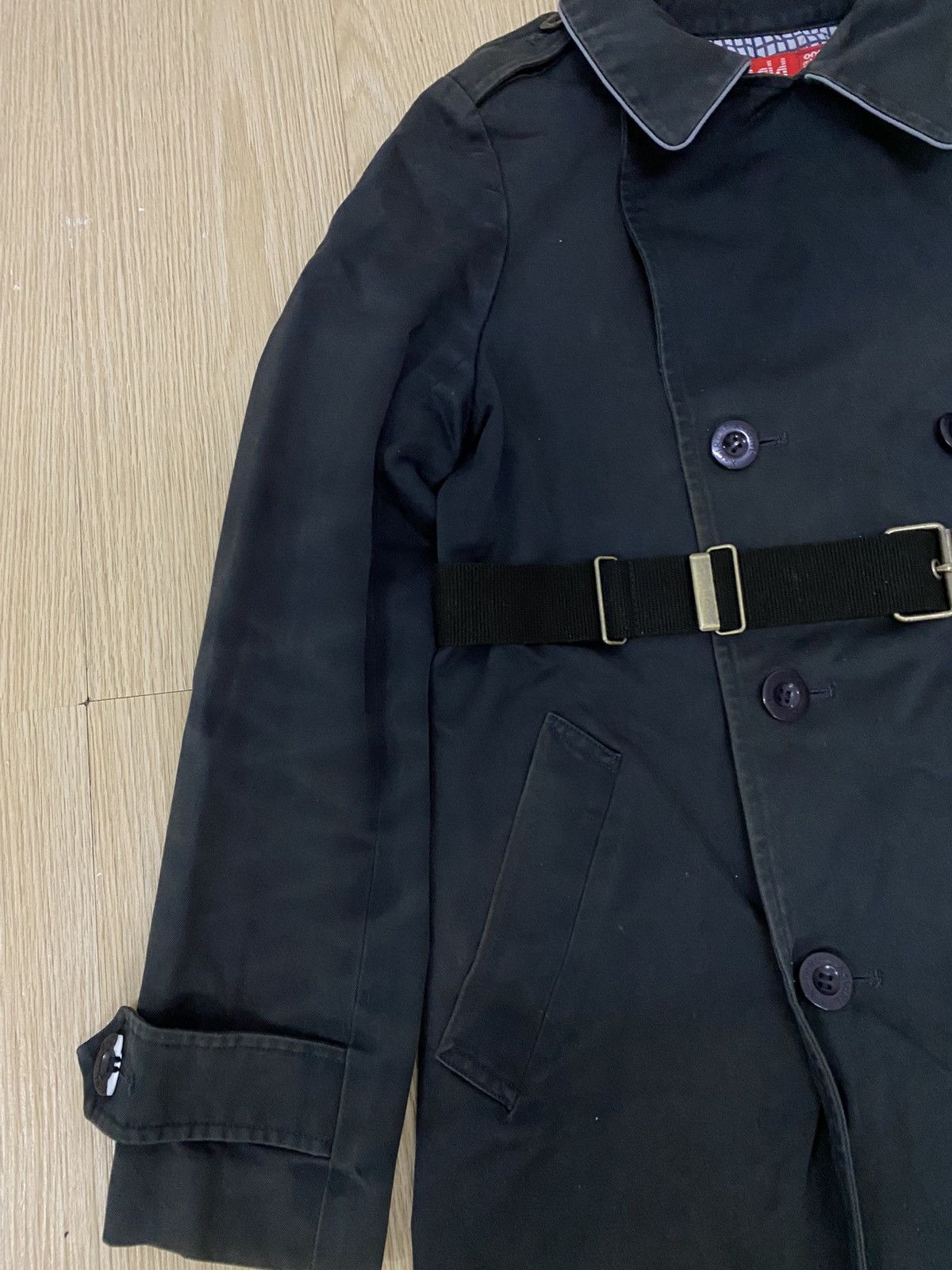 Japanese Brand Xgirl xgaf double breast trench coat jacket Size US S / EU 44-46 / 1 - 2 Thumbnail
