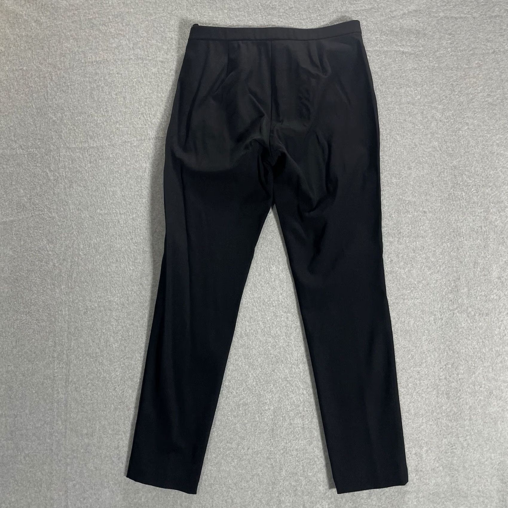 Eileen Fisher VINTAGE Eileen Fisher Pants Size 2 Stretch Ankle Straight Womens Black Made In USA Zip Size 26" / US 2 / IT 38 - 5 Thumbnail