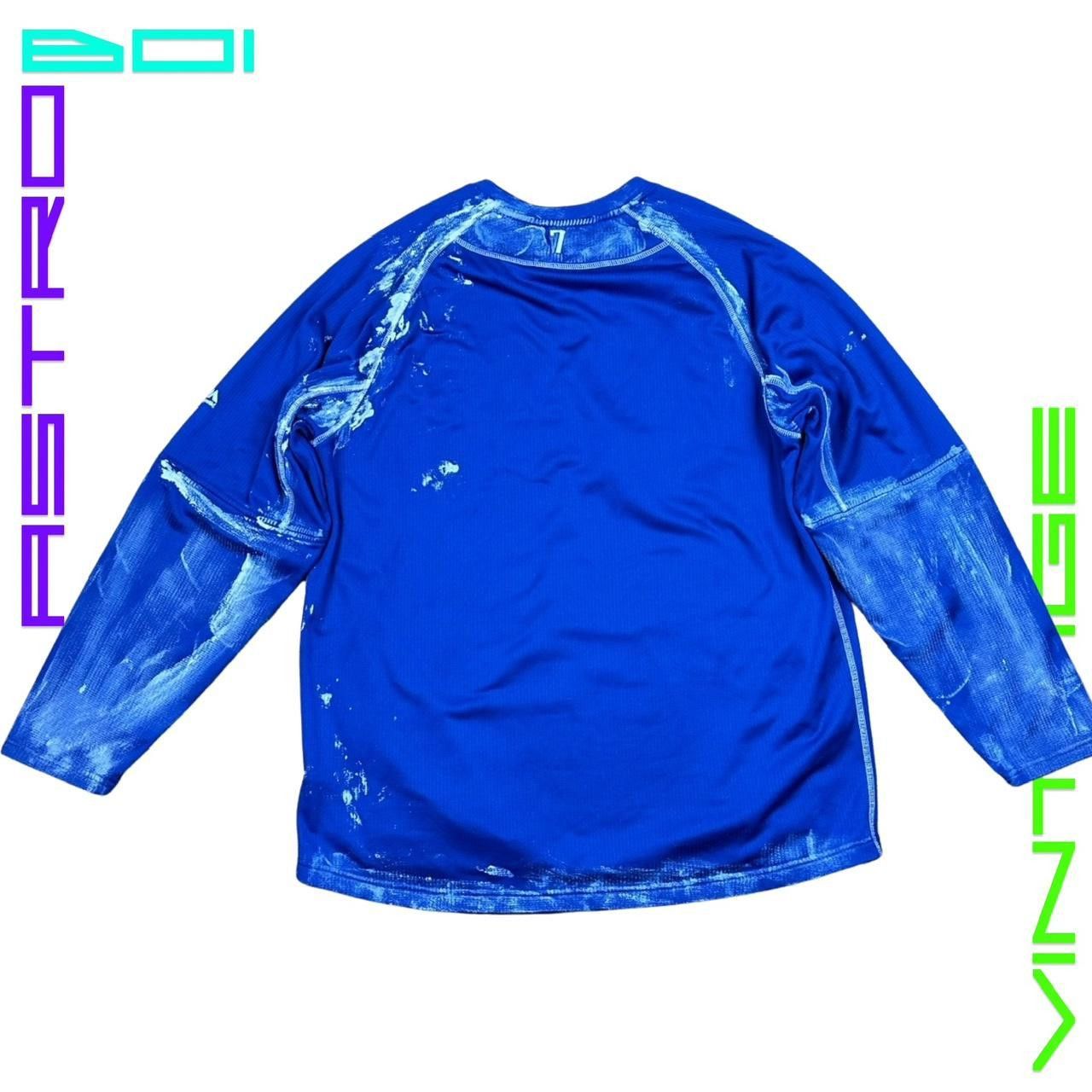 Other × Vintage ASTROBOI* 'Devils' Painted Blue Baseball Jersey - Large Size US L / EU 52-54 / 3 - 6 Thumbnail