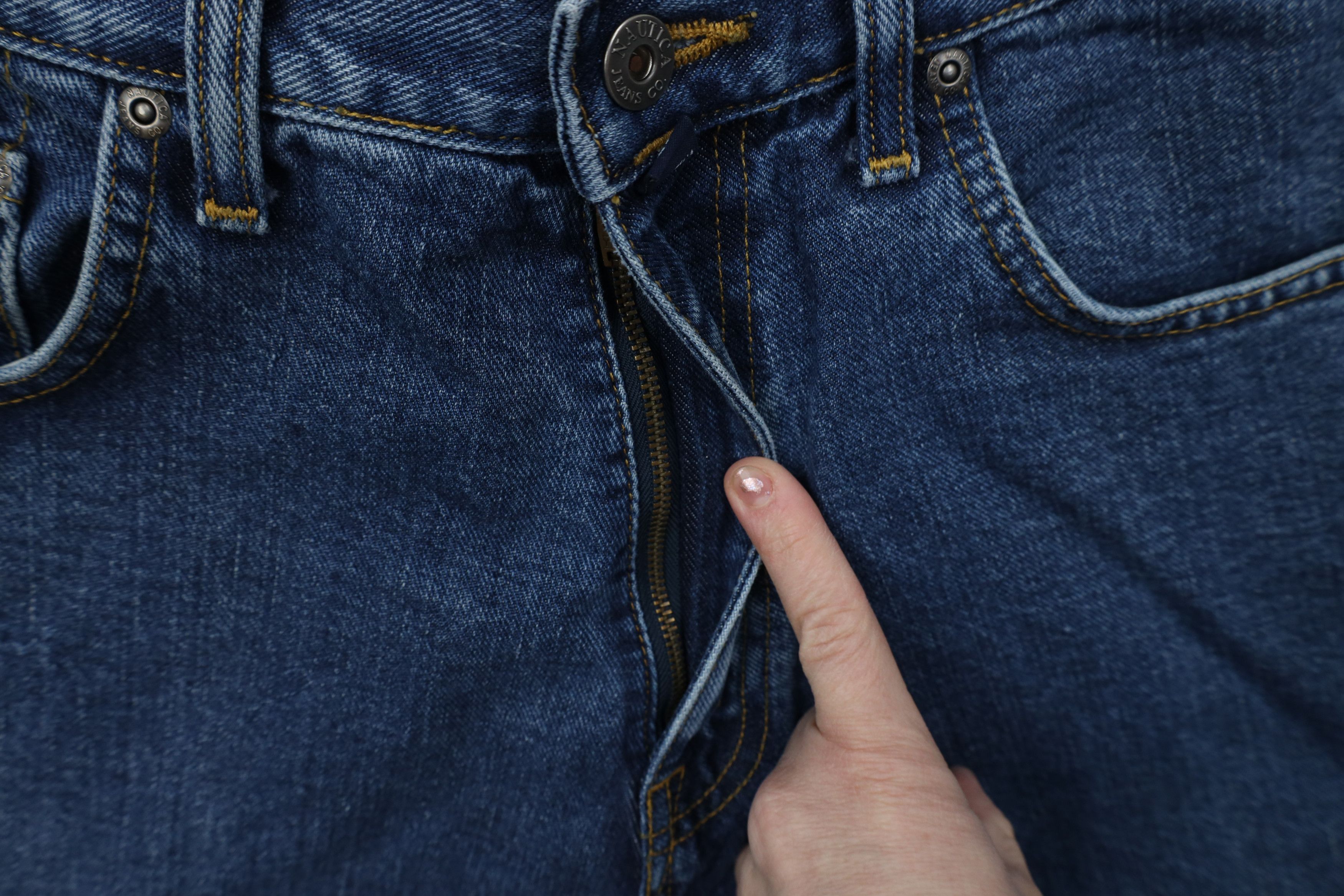 Nautica Vintage 90s Y2K Nautica Wide Leg Denim Jeans Blue Cotton Size US 32 / EU 48 - 6 Thumbnail