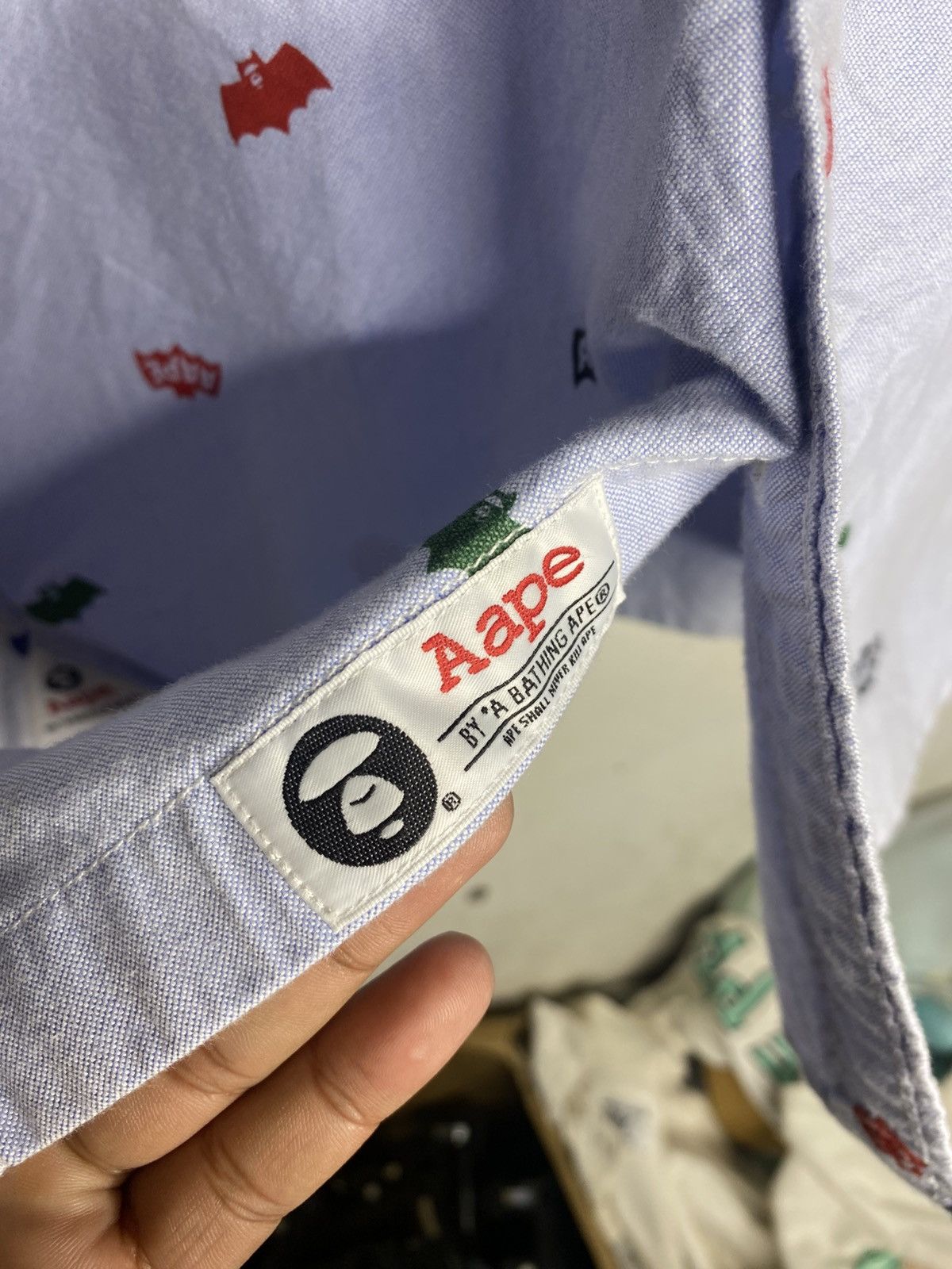 Aape Aape shirt oxford Size US M / EU 48-50 / 2 - 6 Thumbnail