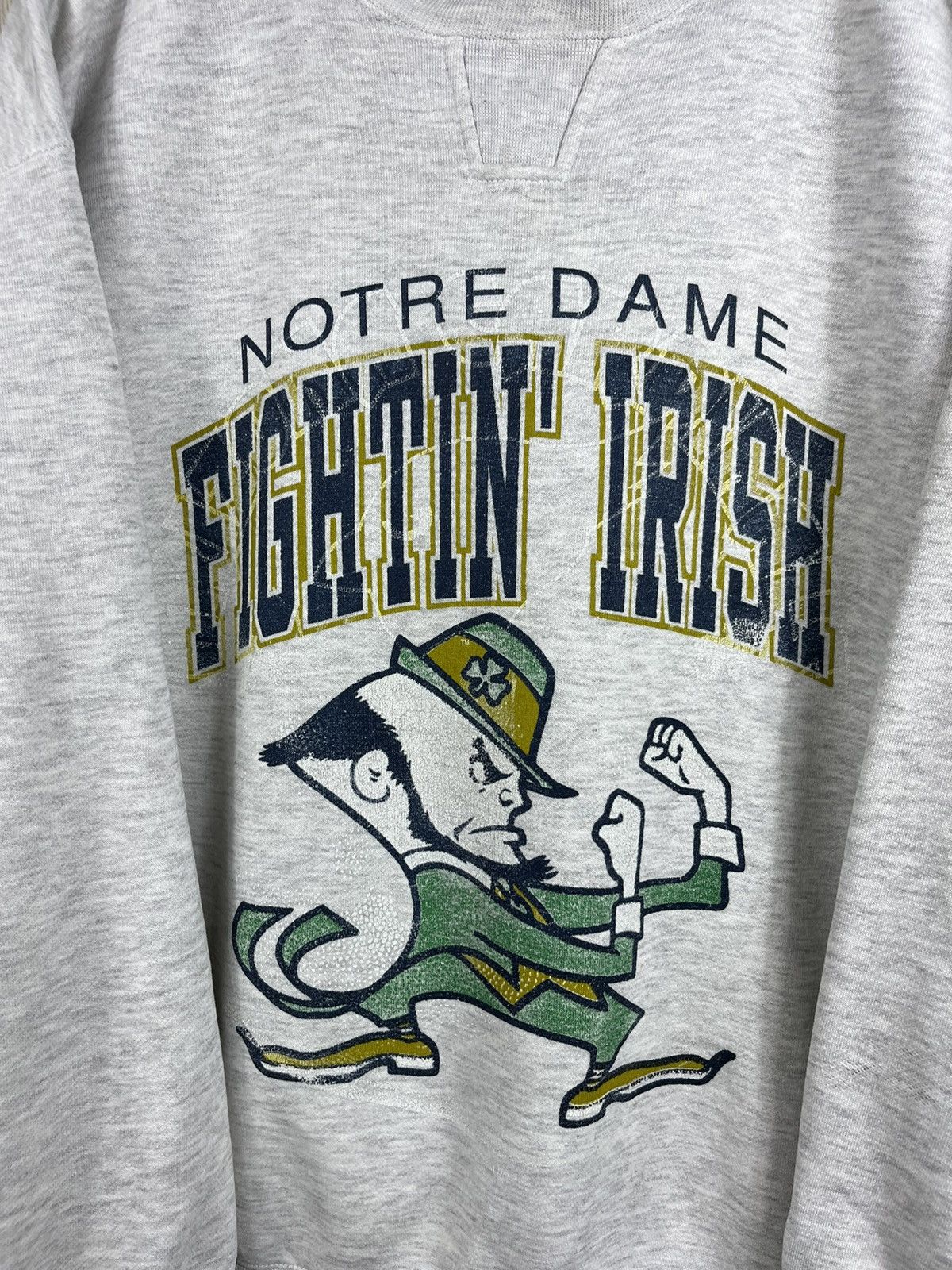 Starter × Vintage Vintage 90s Starter Norte Dame y2k fightin’ irish sweatshirt Size US L / EU 52-54 / 3 - 8 Thumbnail