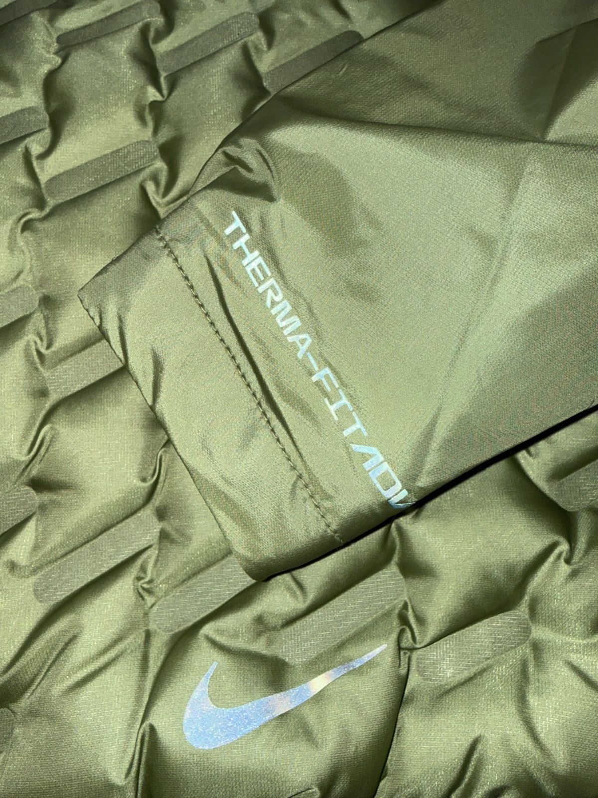 Nike Nike Therma-FIT ADV Running Jacket Down Lightweight Green Size US M / EU 48-50 / 2 - 6 Thumbnail
