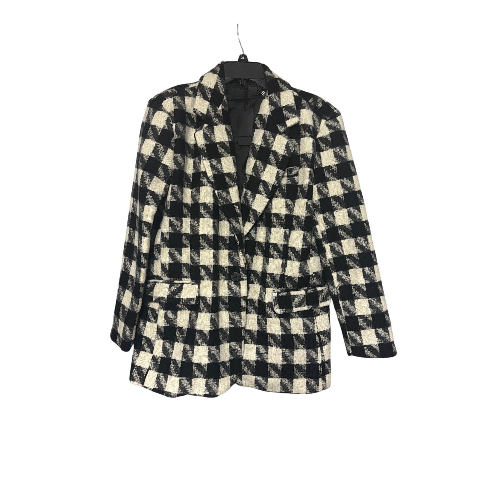 BLANKNYC $128 MSRP Blank NYC Oversized Houdstooth Blazer - Sz M - NWT Size M / US 6-8 / IT 42-44 - 4 Thumbnail