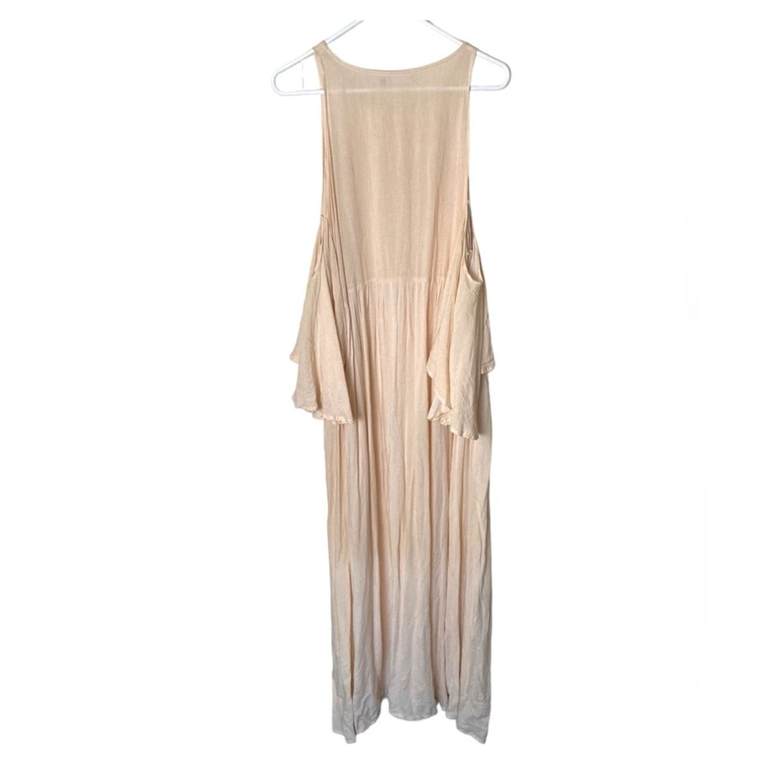 Other Indah Cigalle Rayon Off Shoulders Maxi Dress Front Slits M/L Size M / US 6-8 / IT 42-44 - 2 Thumbnail