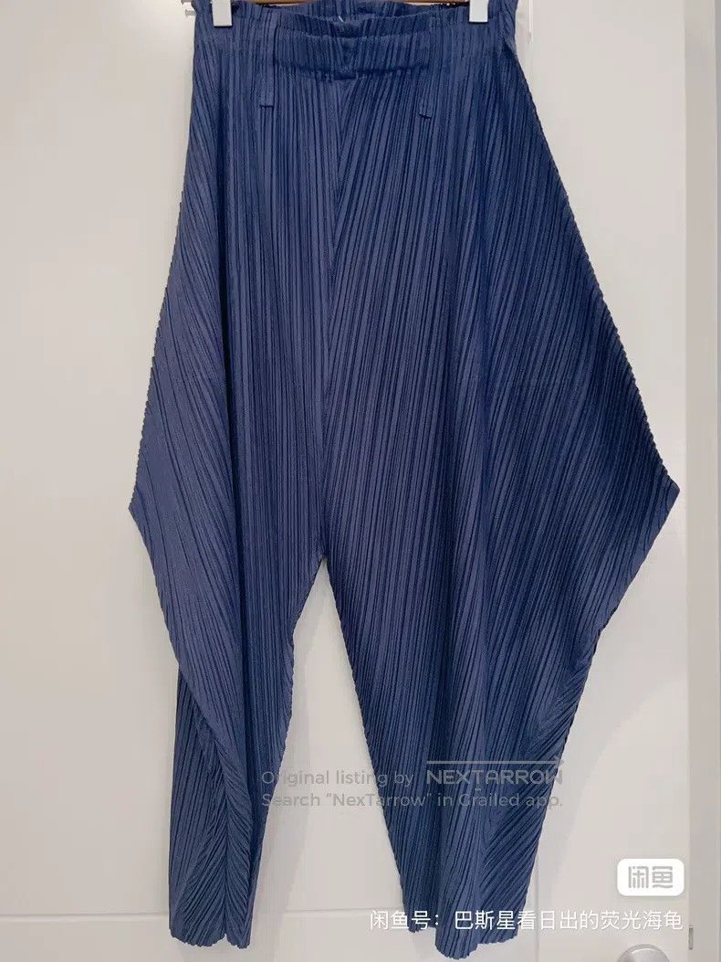 Issey Miyake Issey Miyake size:3 Blue Pants Size 31" - 1 Thumbnail