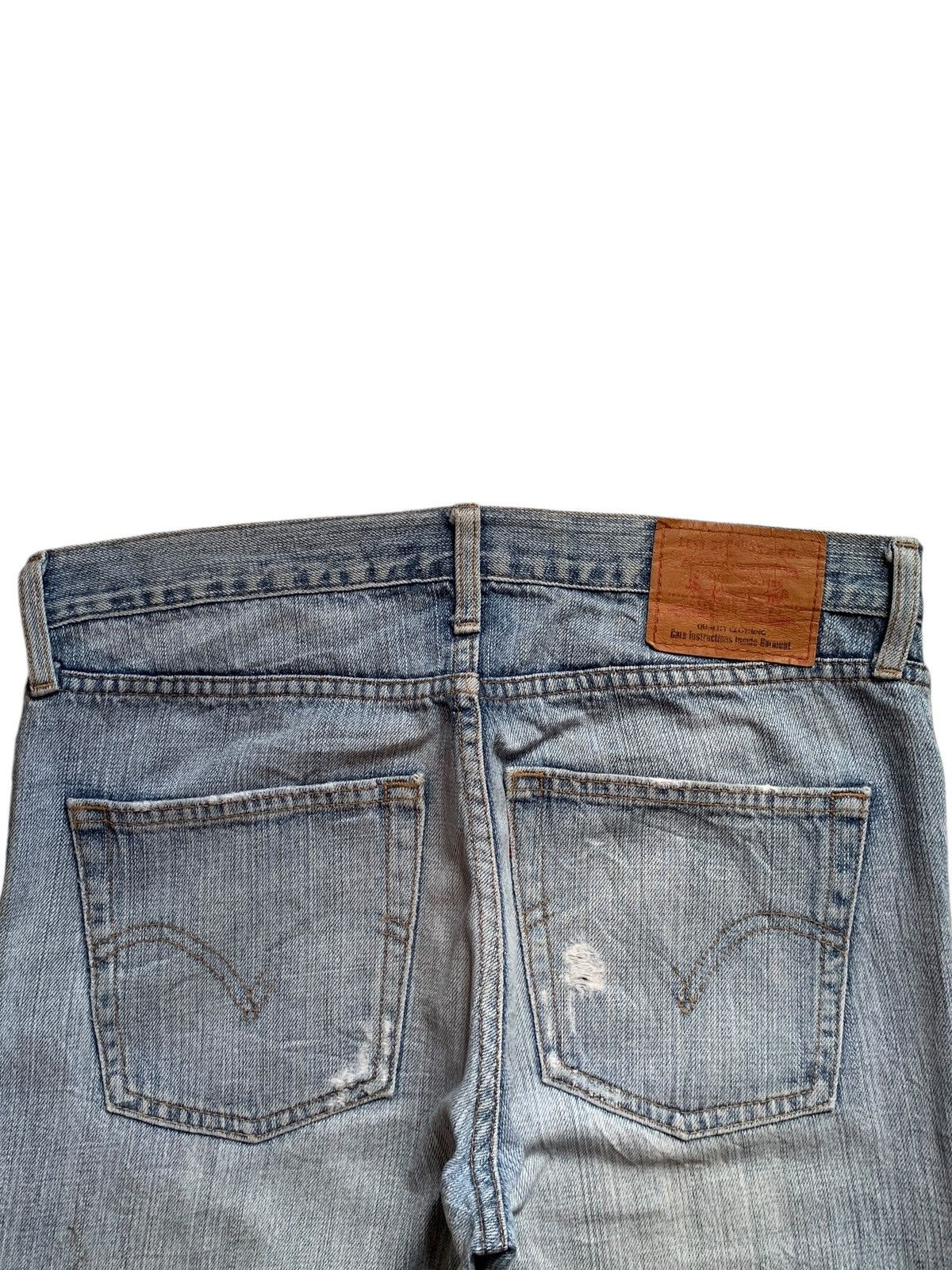 Levi's × Levi's Vintage Clothing Vintage 90s Levis Faded Blue Wash Distressed Baggy Jeans Size US 34 / EU 50 - 8 Thumbnail