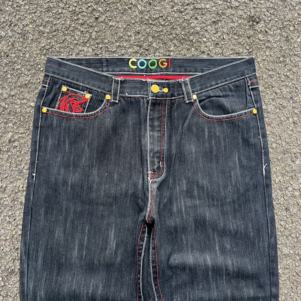 Coogi Coogi Embroidery Jeans Crazy Y2K Rap Denim Ed Hardy Pants Size US 38 / EU 54 - 4 Thumbnail