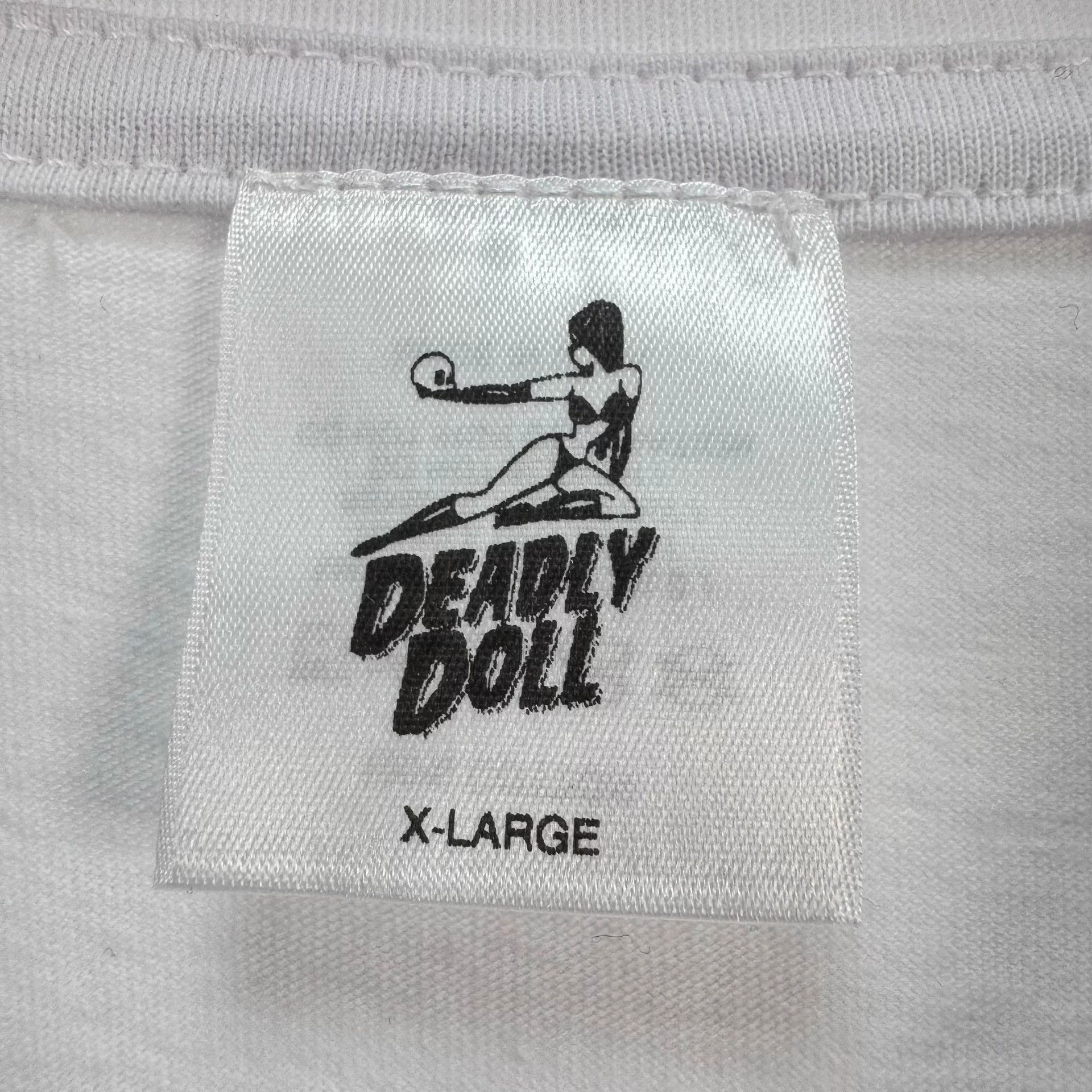Deadly Doll Deadly Doll Puppy Print Letter Short Sleeve XL New Size US XL / EU 56 / 4 - 5 Thumbnail