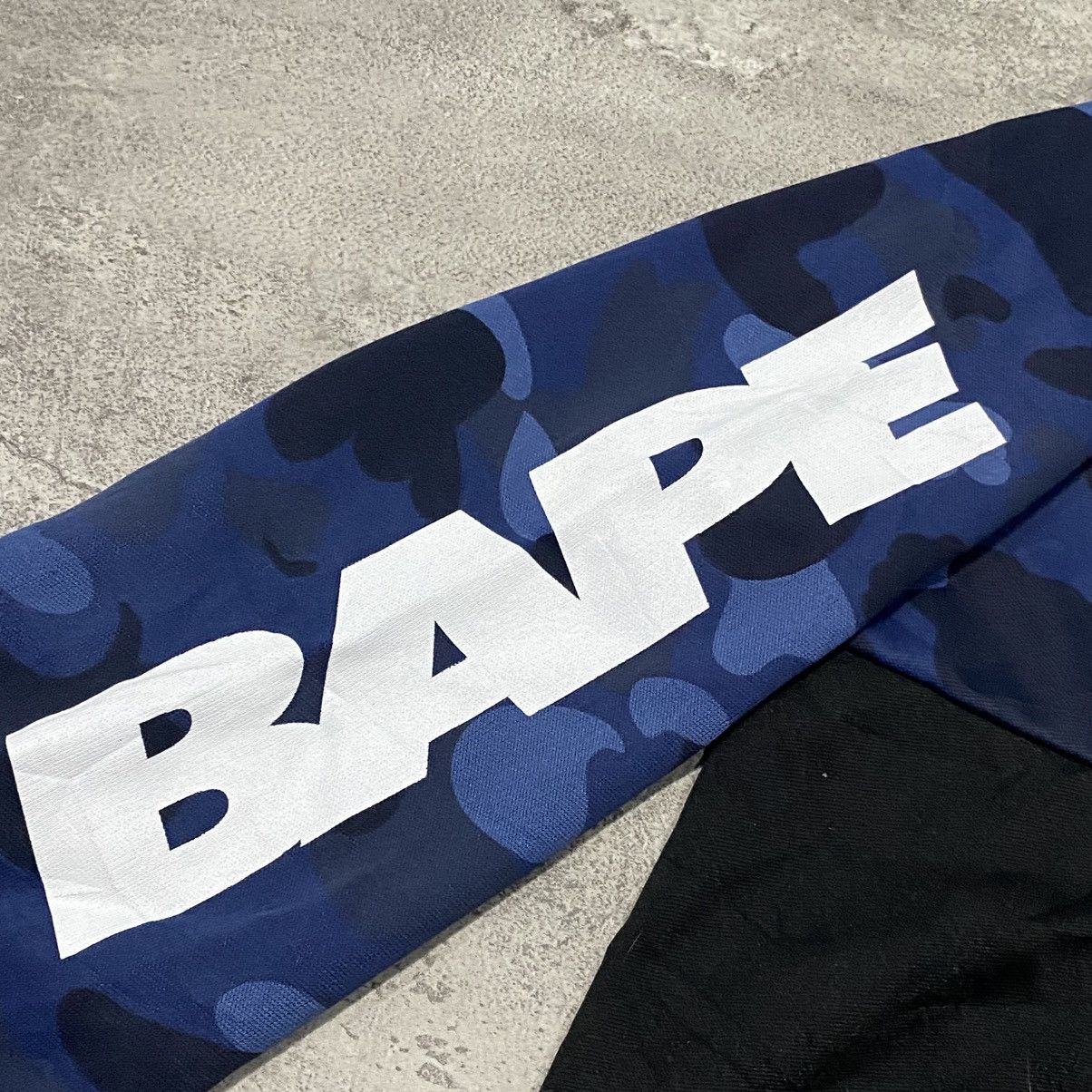 Bape Bape Spellout Camo Blue Zip Track Jacket Size US M / EU 48-50 / 2 - 2 Thumbnail