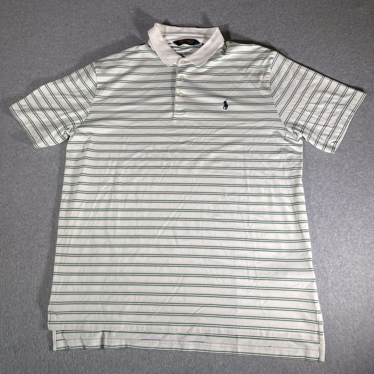Polo Ralph Lauren Polo Ralph Lauren men’s white & green golf polo Size US XL / EU 56 / 4 - 1 Thumbnail