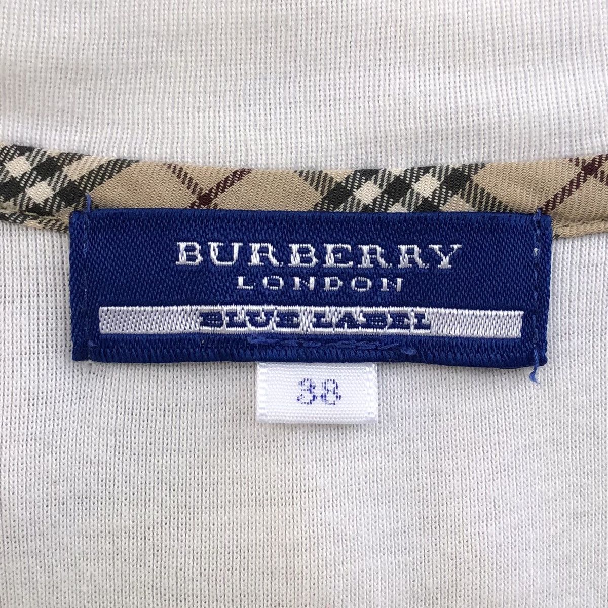 Burberry Authentic Burberry Blue Label Big Logo Short Sleeve Shirt Size S / US 4 / IT 40 - 7 Thumbnail