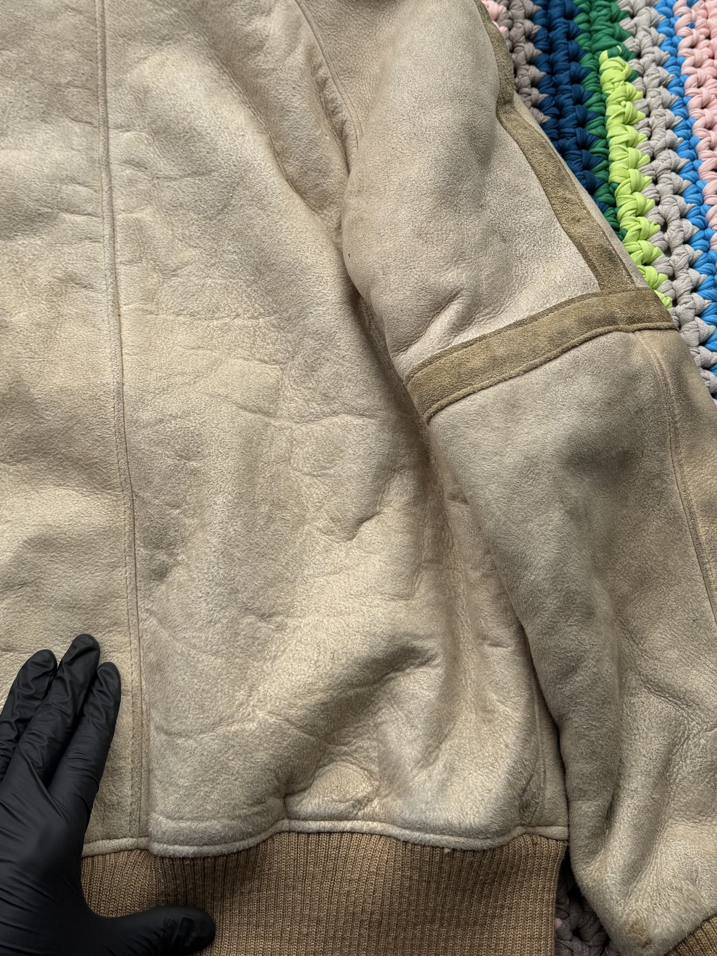 Vintage Vintage thrashed sheepskin jacket Size US S / EU 44-46 / 1 - 16 Thumbnail