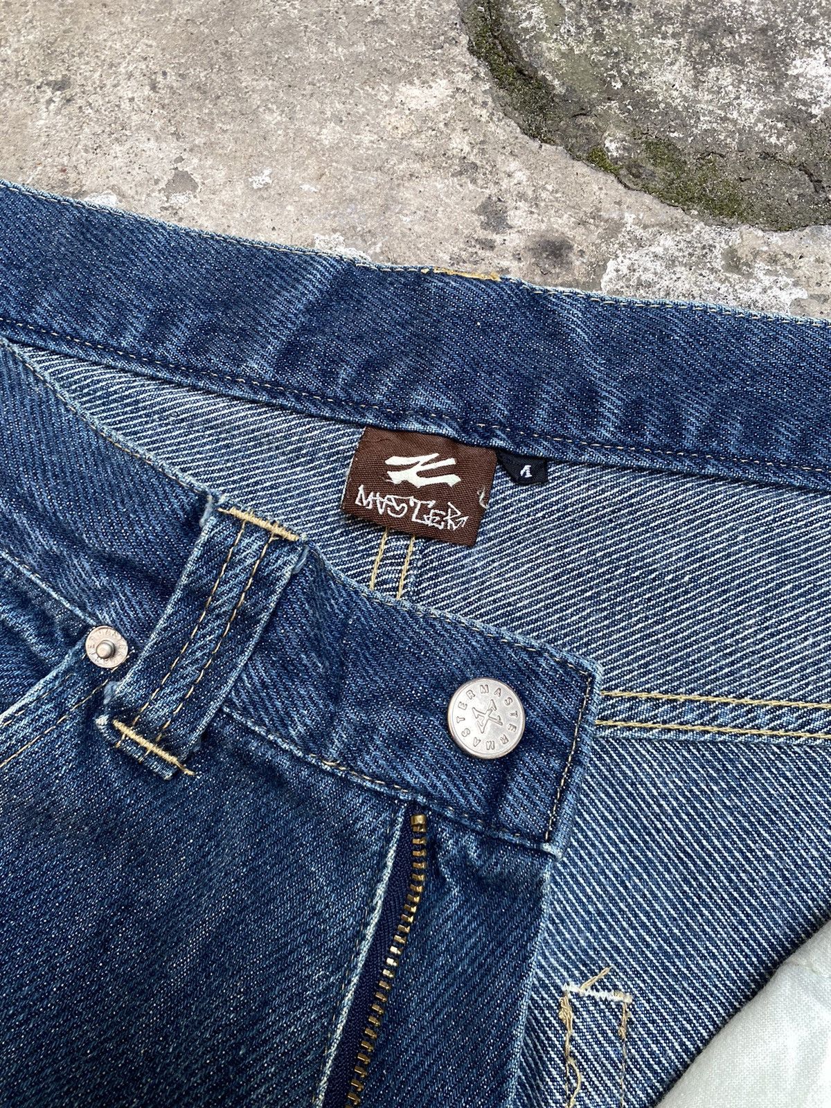 Japanese Brand Vintage Y2K Japanese Brand Master X Denim Pants Size US 31 - 4 Thumbnail