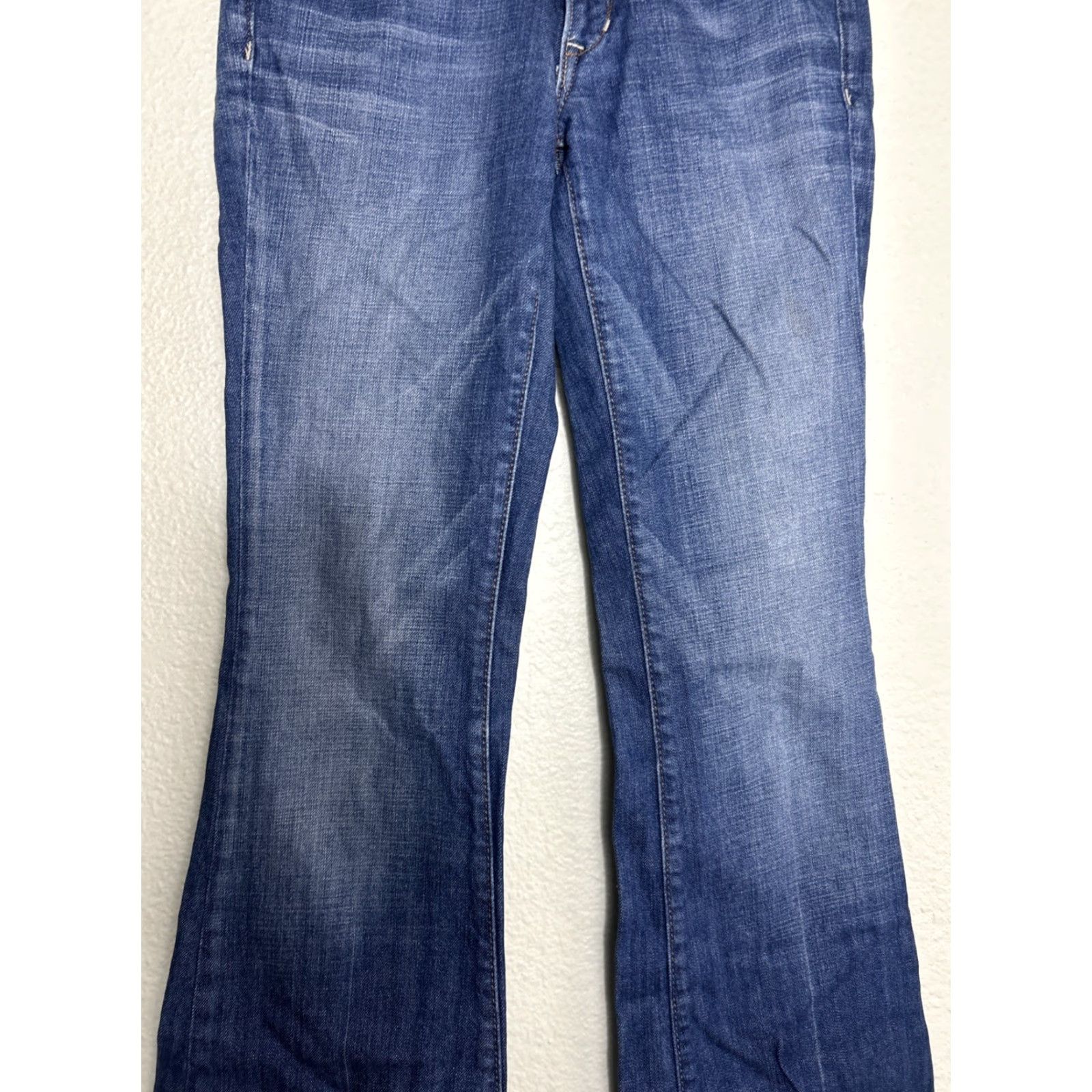 Gap VINTAGE Gap Womens Premium Flare Jeans 1R 28x32 Blue Medium Was Size 25" / US 0 / IT 36 - 3 Thumbnail