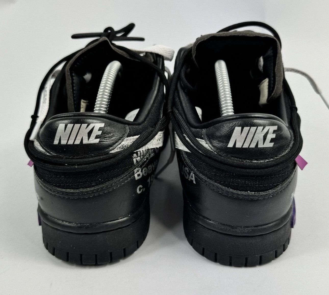 Nike × Off-White NIKE DUNK LOW LOT 50 SNEAKERS Size US 10 / EU 43 - 4 Thumbnail