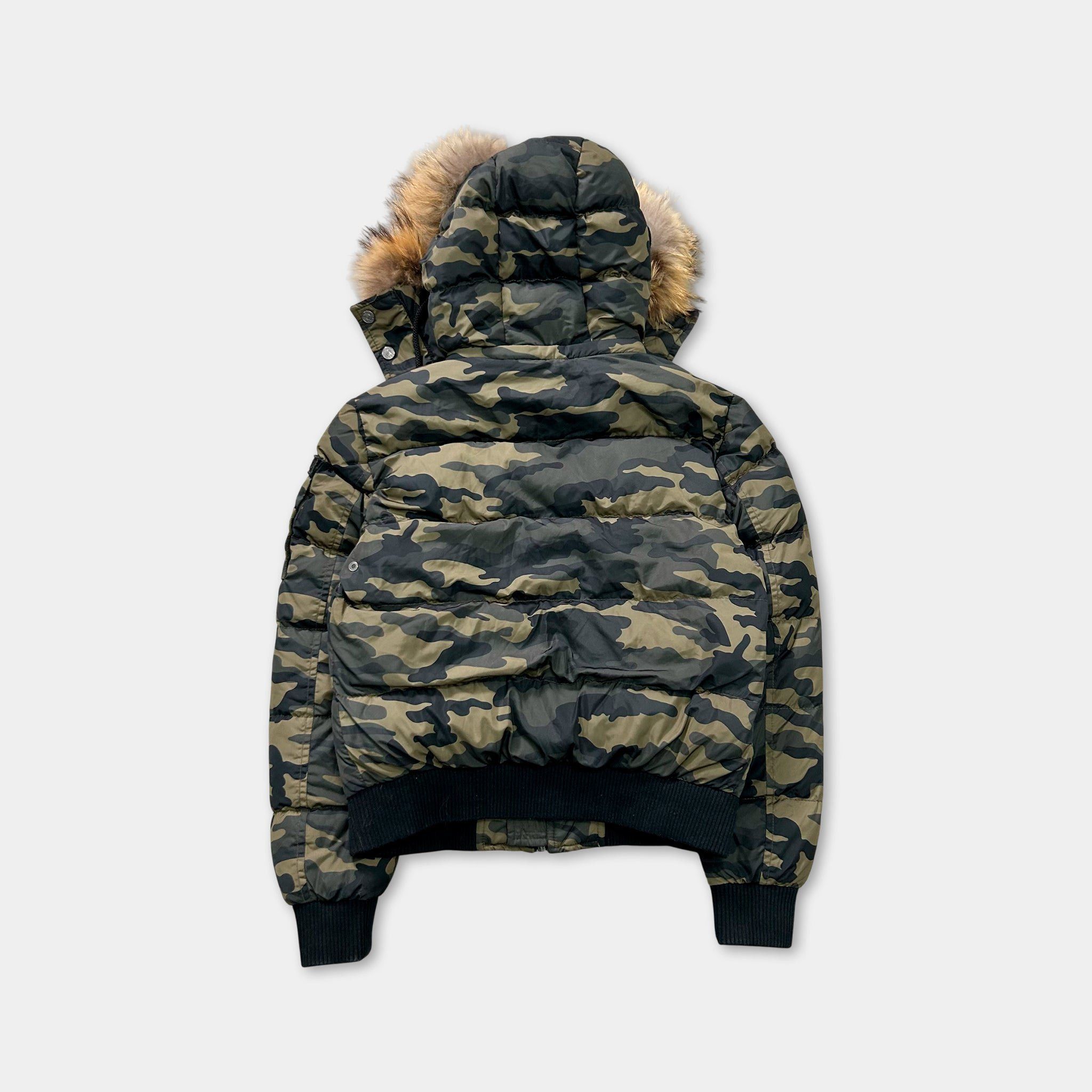 Dsquared2 Dsquared2 Camo Fur Down Jacket Size US M / EU 48-50 / 2 - 6 Thumbnail