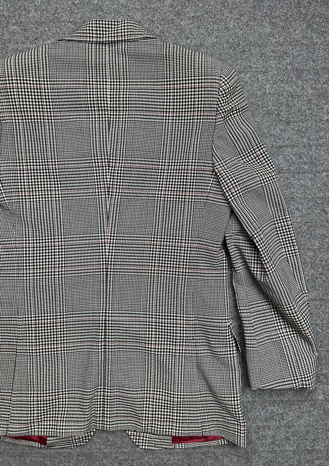 Gucci Gucci - Mohair Houndstooth Blazer Jacket - Peak Lapel Collar Size 48R - 8 Thumbnail