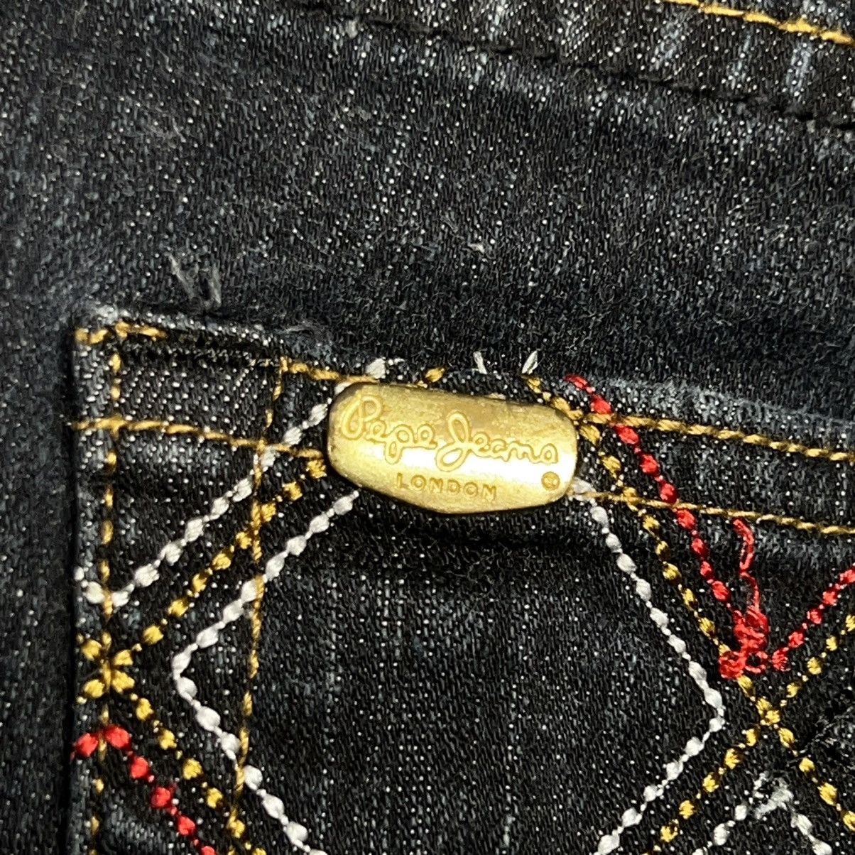 Pepe Jeans × Vintage VTG Pepe Jeans Blue Flared Bootcut London Pocket Patch Y2K Size 34" / US 12 / IT 48 - 13 Thumbnail