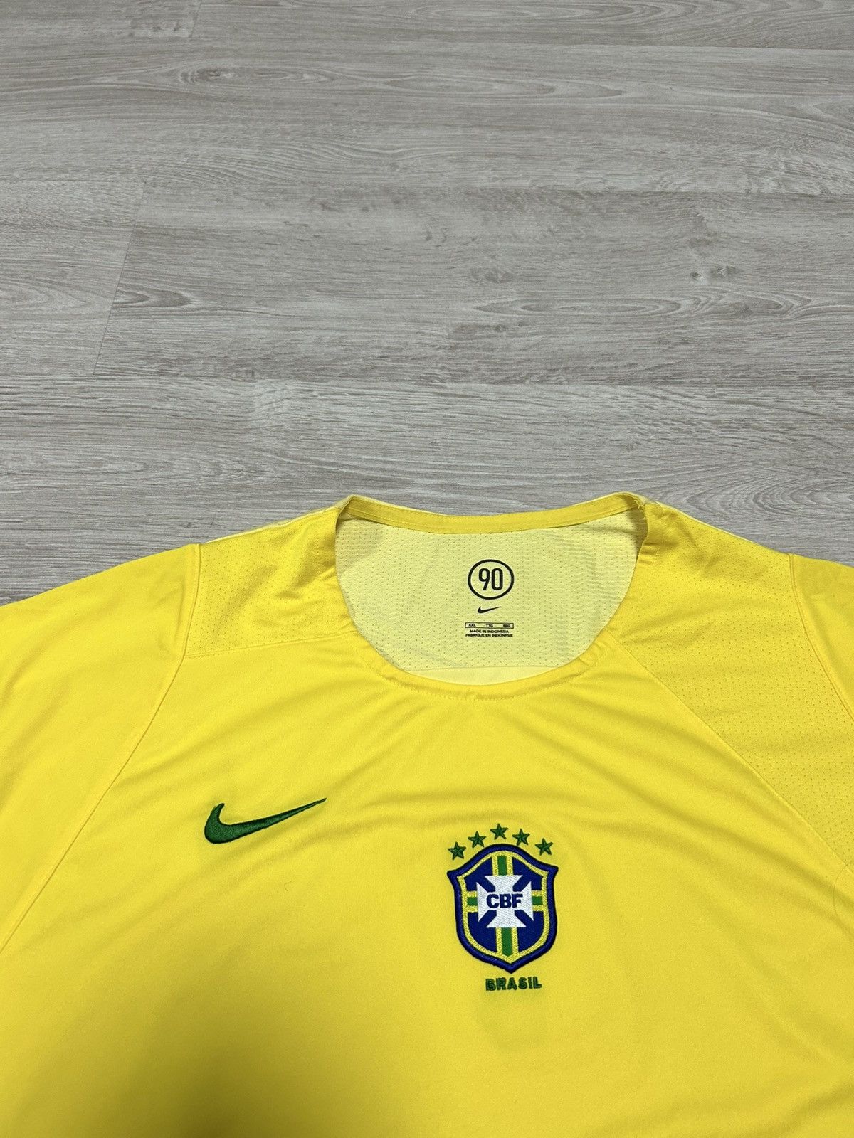Nike Nike BRAZIL National Team 2004-2005 Home Football Soccer Size US XXL / EU 58 / 5 - 2 Thumbnail