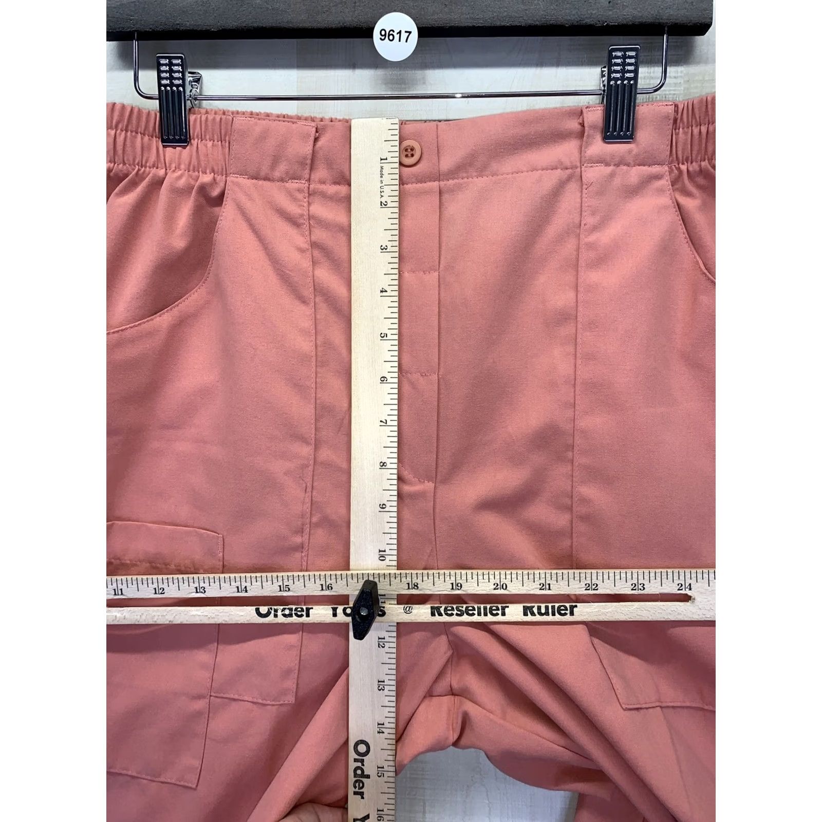 Vintage Barco Airo Soft Plus Peach Scrub Bottoms Womens Large NWT-9617 Barco Uniforms Shirts? Size 36" / US 14 / IT 50 - 3 Thumbnail