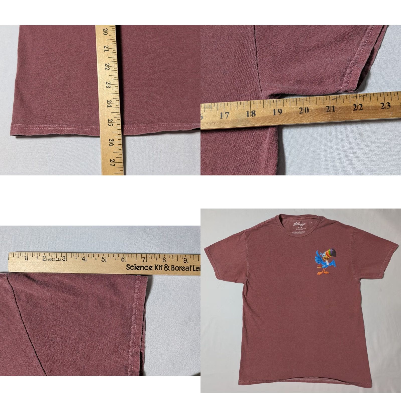 Vintage Kellogg's FROOT LOOPS Toucan Sam Start Your Day Right - Men Medium T-Shirt Size US M / EU 48-50 / 2 - 8 Thumbnail