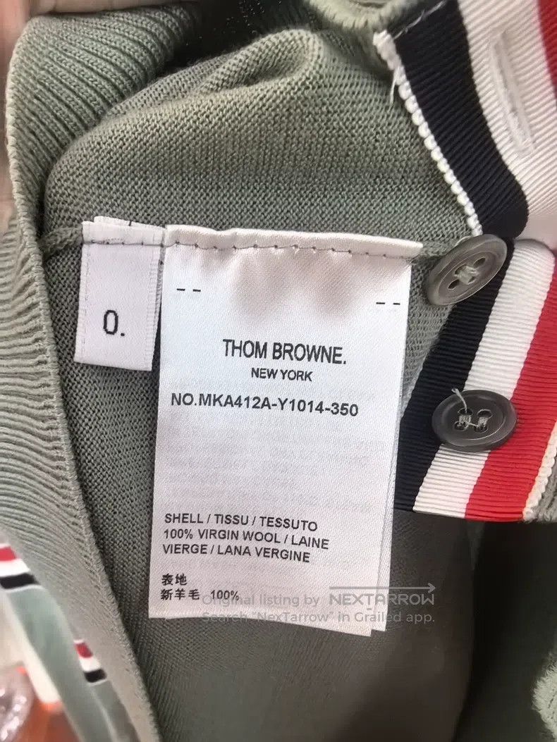 Thom Browne Thom Browne Sleeve Label Wool Sweater Size US XS / EU 42 / 0 - 5 Thumbnail