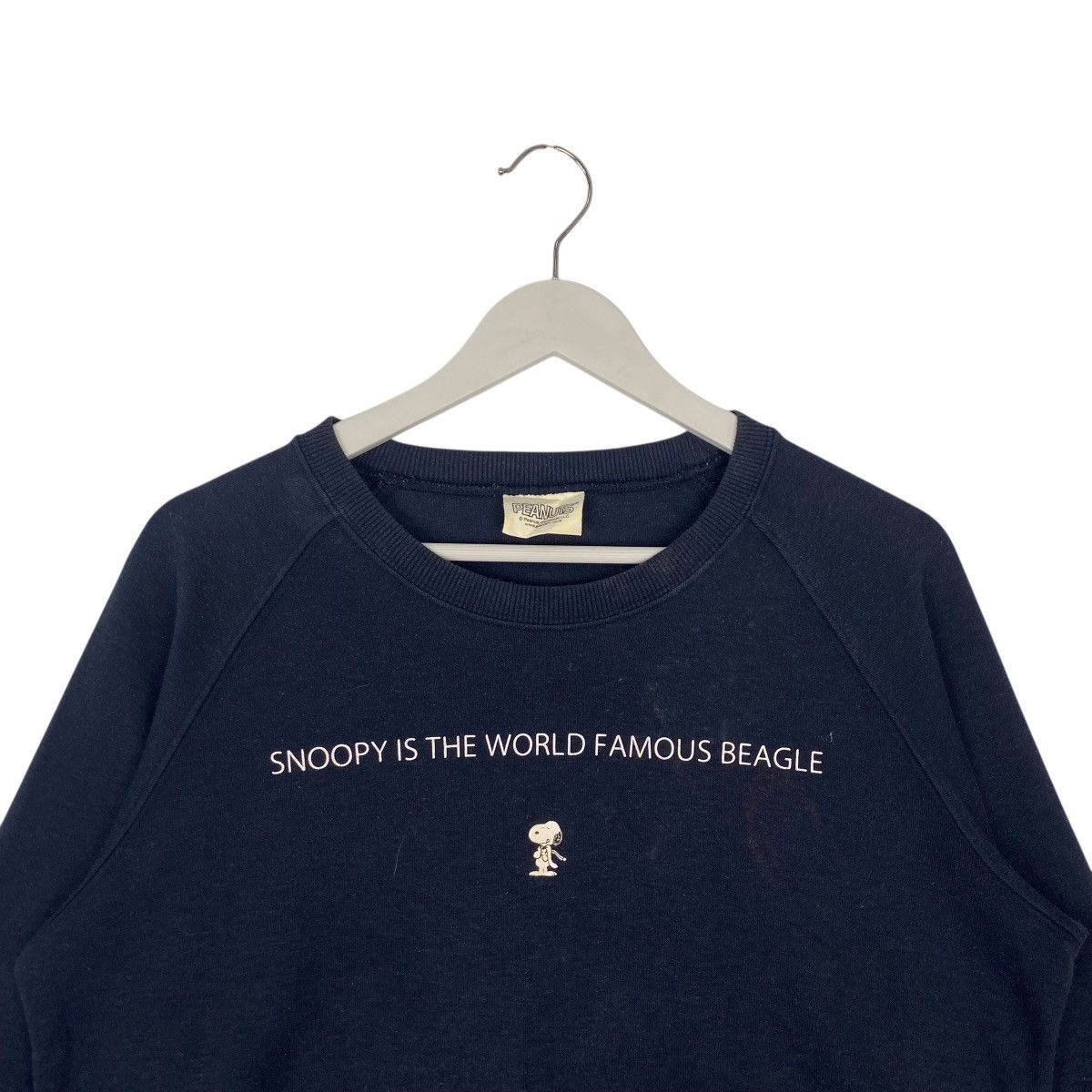 Other Vintage Peanuts Snoopy Printed Crewneck Sweatshirt Navy Blue Size US M / EU 48-50 / 2 - 4 Thumbnail