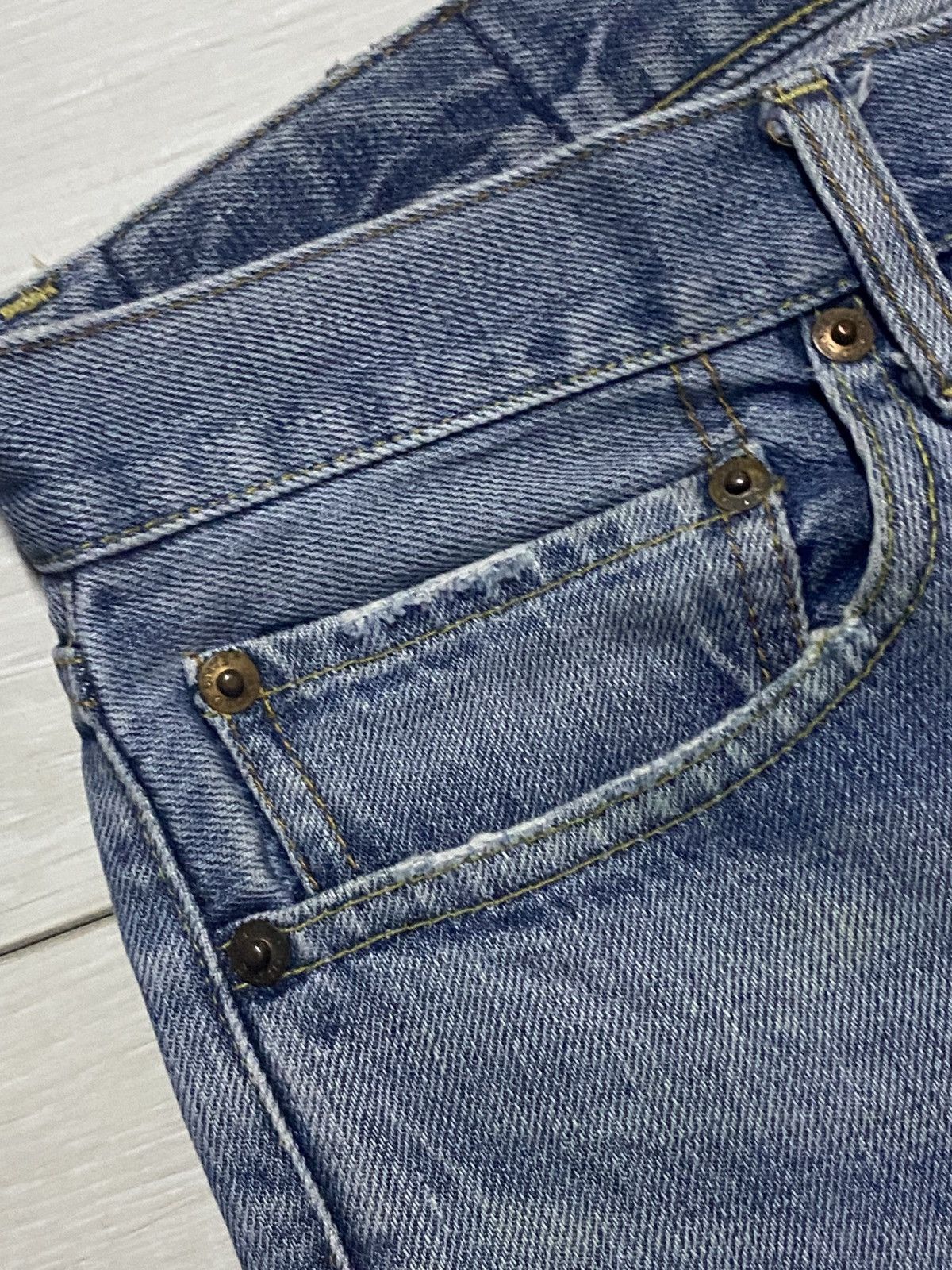 Japanese Brand Vintage Japanese Brand Uniqlo S002 Fade Wash Baggy Jeans Size US 36 / EU 52 - 7 Thumbnail