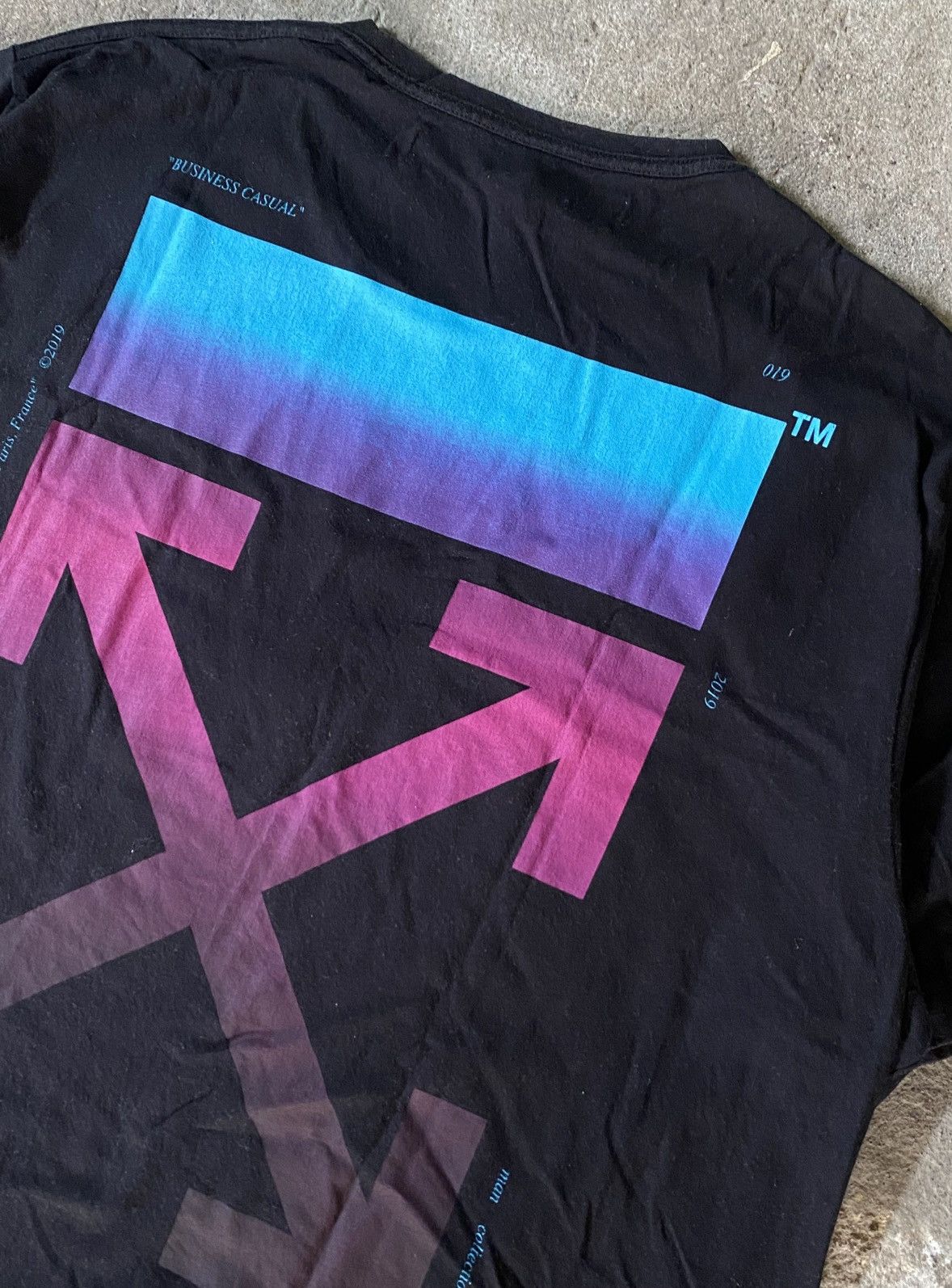 Off-White Off-White S/S18 Gradient Arrow T-Shirt Size US M / EU 48-50 / 2 - 4 Thumbnail