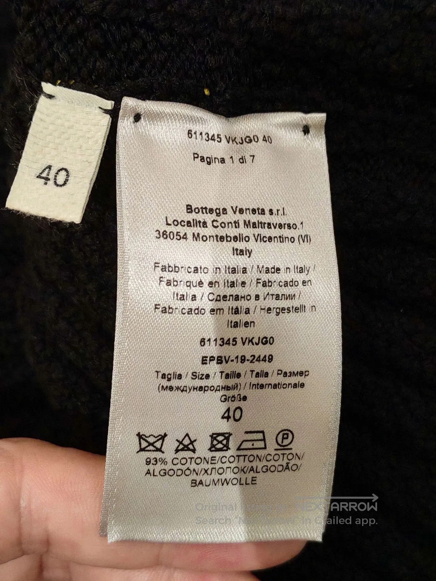Bottega Veneta Bottega Veneta Black Knit Sweater. Size S / US 4 / IT 40 - 6 Thumbnail