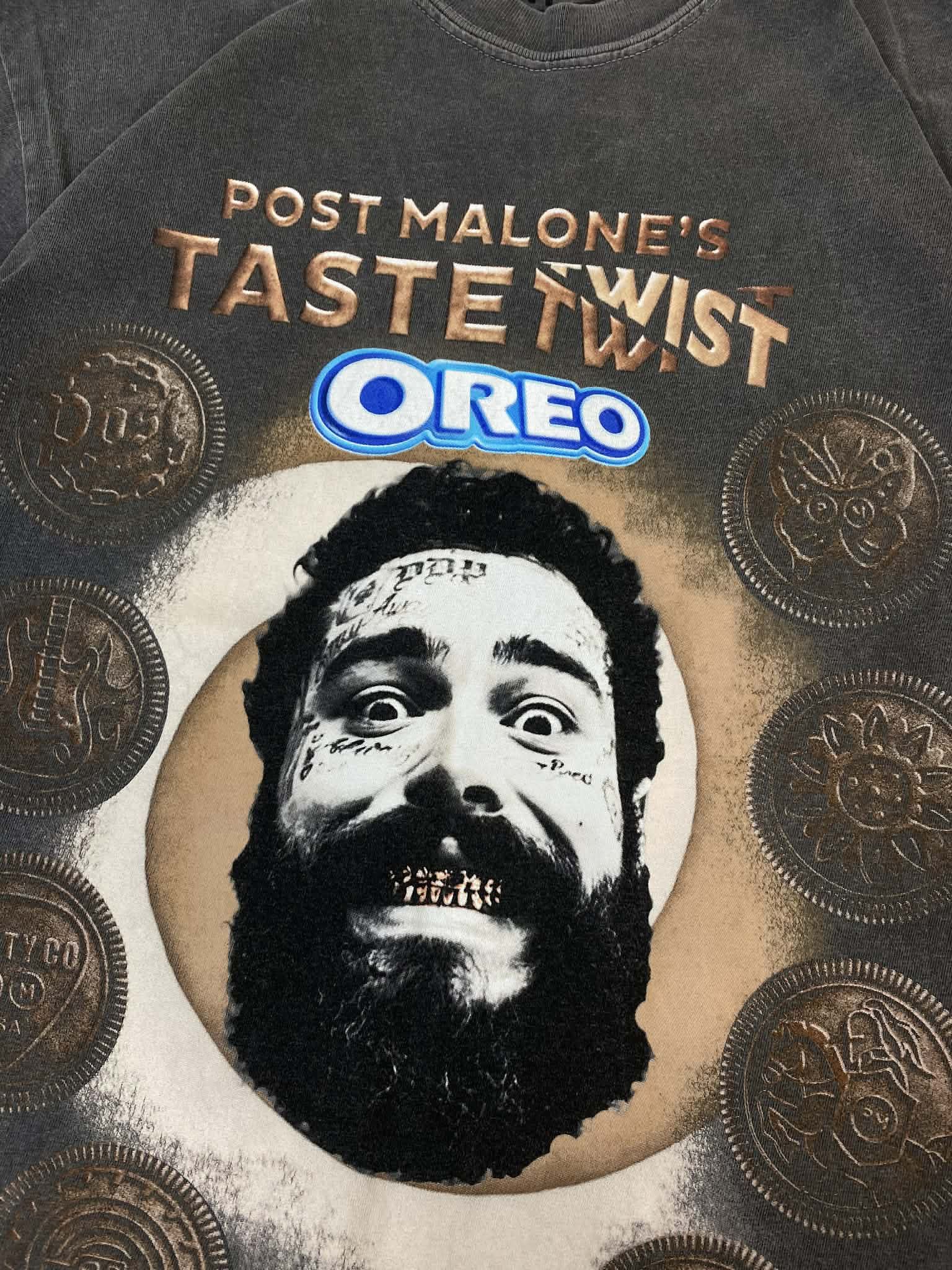 Vintage Post Malone Oreo Washed T-shirt Size M Size US M / EU 48-50 / 2 - 5 Thumbnail