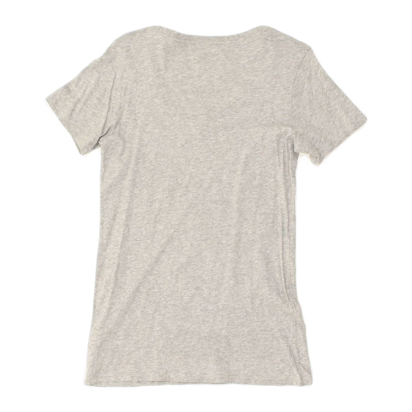 Nike NIKE Womens The Nike Tee Graphic T-Shirt Top XS Grey Cotton AH03 Size XS / US 0-2 / IT 36-38 - 2 Thumbnail