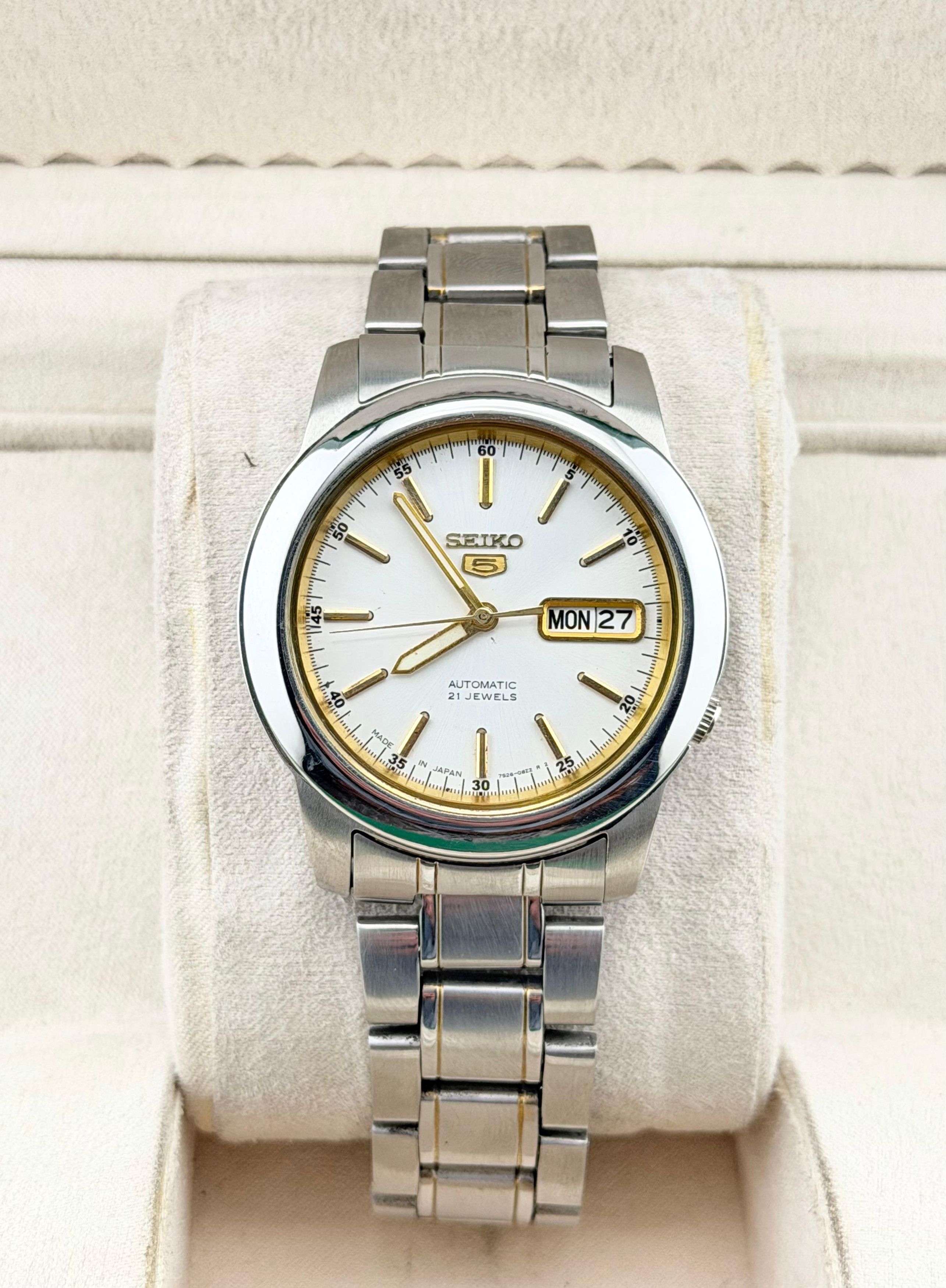 Seiko Vintage Men's Wrist Automatic Watch Size 36 - 1 Thumbnail