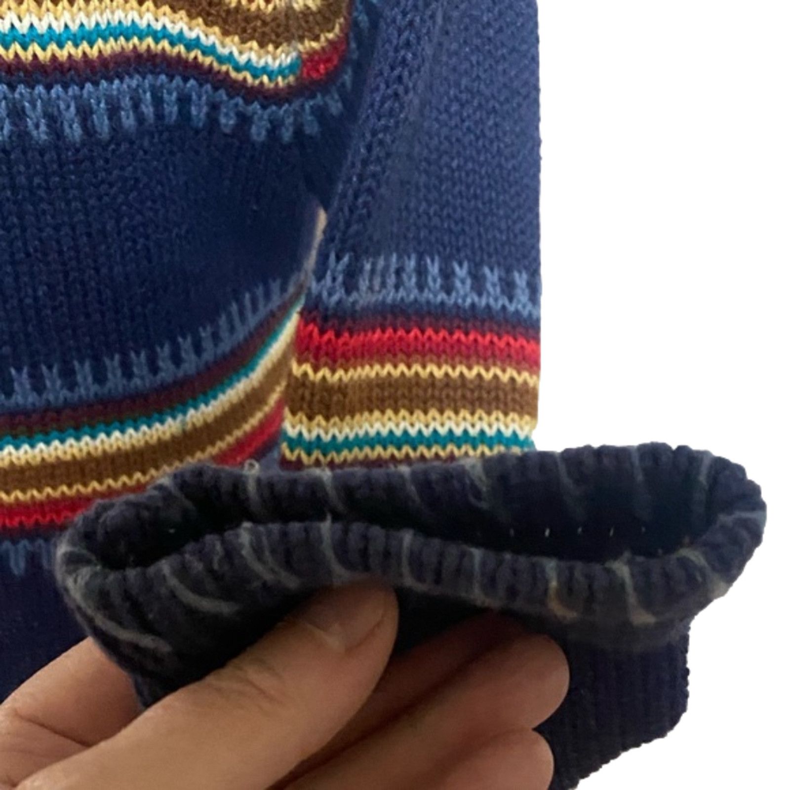 Vintage VTG CAPEZIO RAINBOW HORSE SWEATER equestrian western rodeo Size L / US 10 / IT 46 - 10 Thumbnail