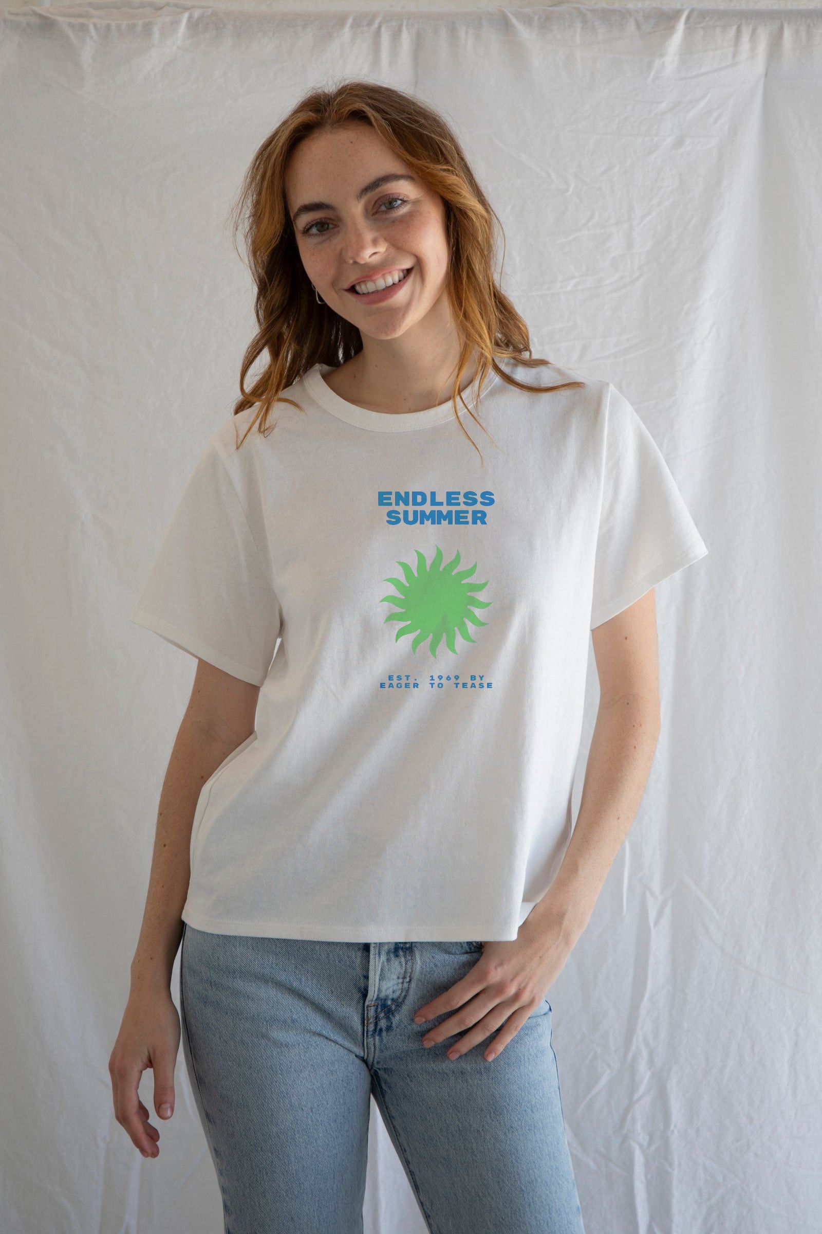 Designer × Vintage Endless Summer Graphic Tee – Vintage Surf Retro T-Shirt Size S / US 4 / IT 40 - 4 Thumbnail