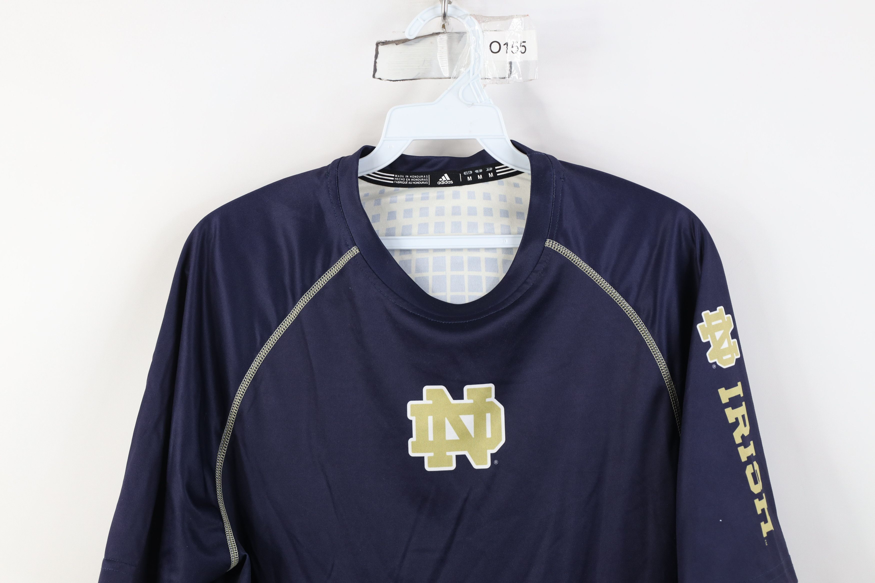 Adidas Adidas Notre Dame University Football Short Sleeve T-Shirt Size US M / EU 48-50 / 2 - 2 Thumbnail