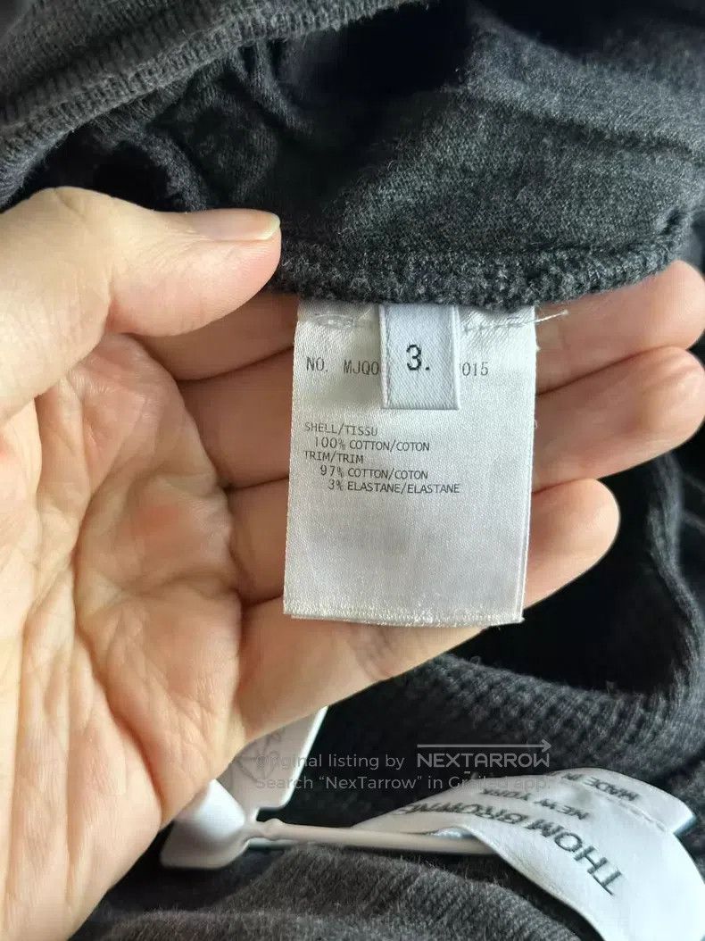 Thom Browne Thom Browne size 3 Dark Gray Waffle Sweatpants Size US 28 / EU 44 - 4 Thumbnail