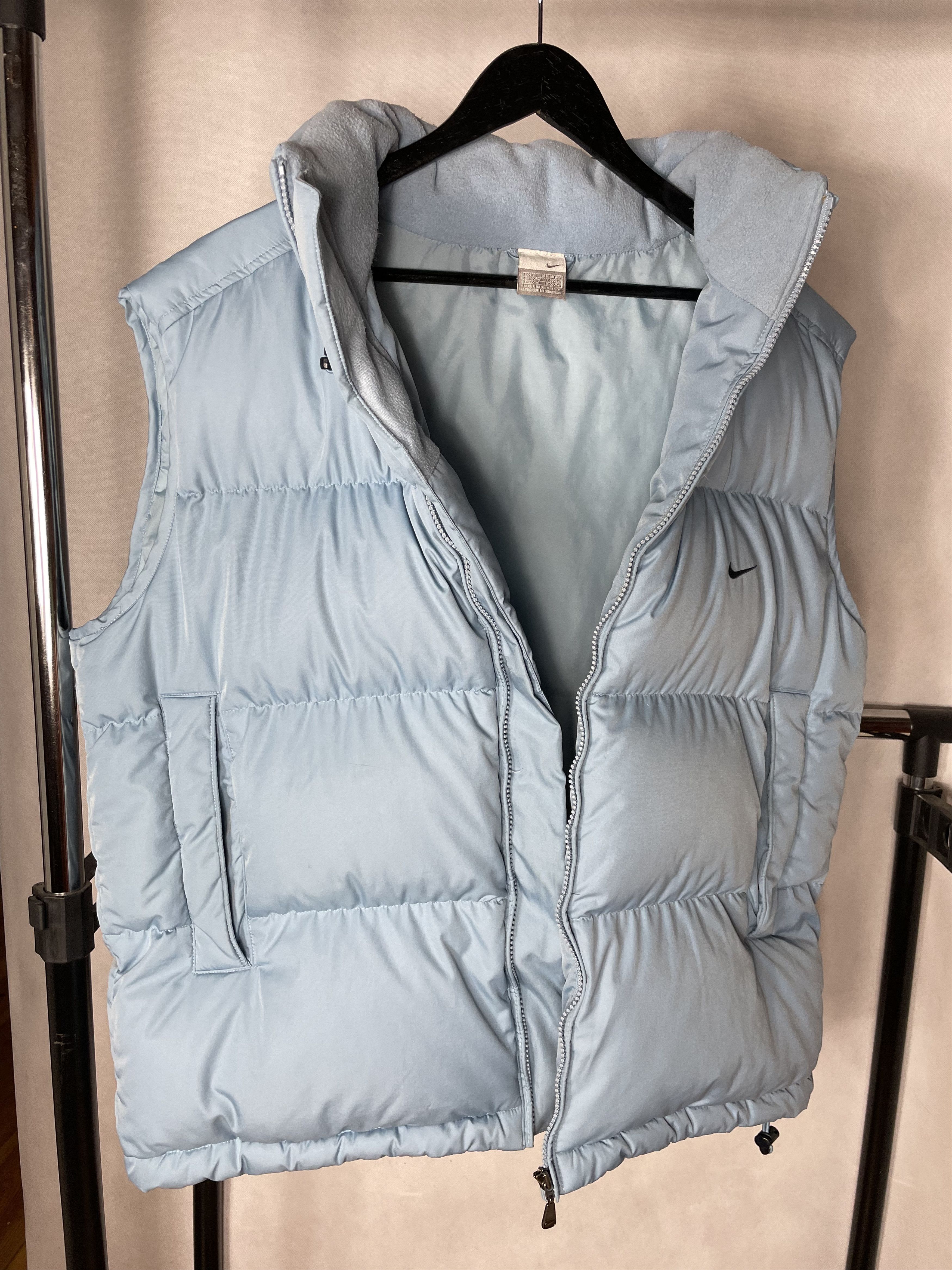 Nike × Vintage Nike Vintage 90's Puffer Vest Size US L / EU 52-54 / 3 - 3 Thumbnail