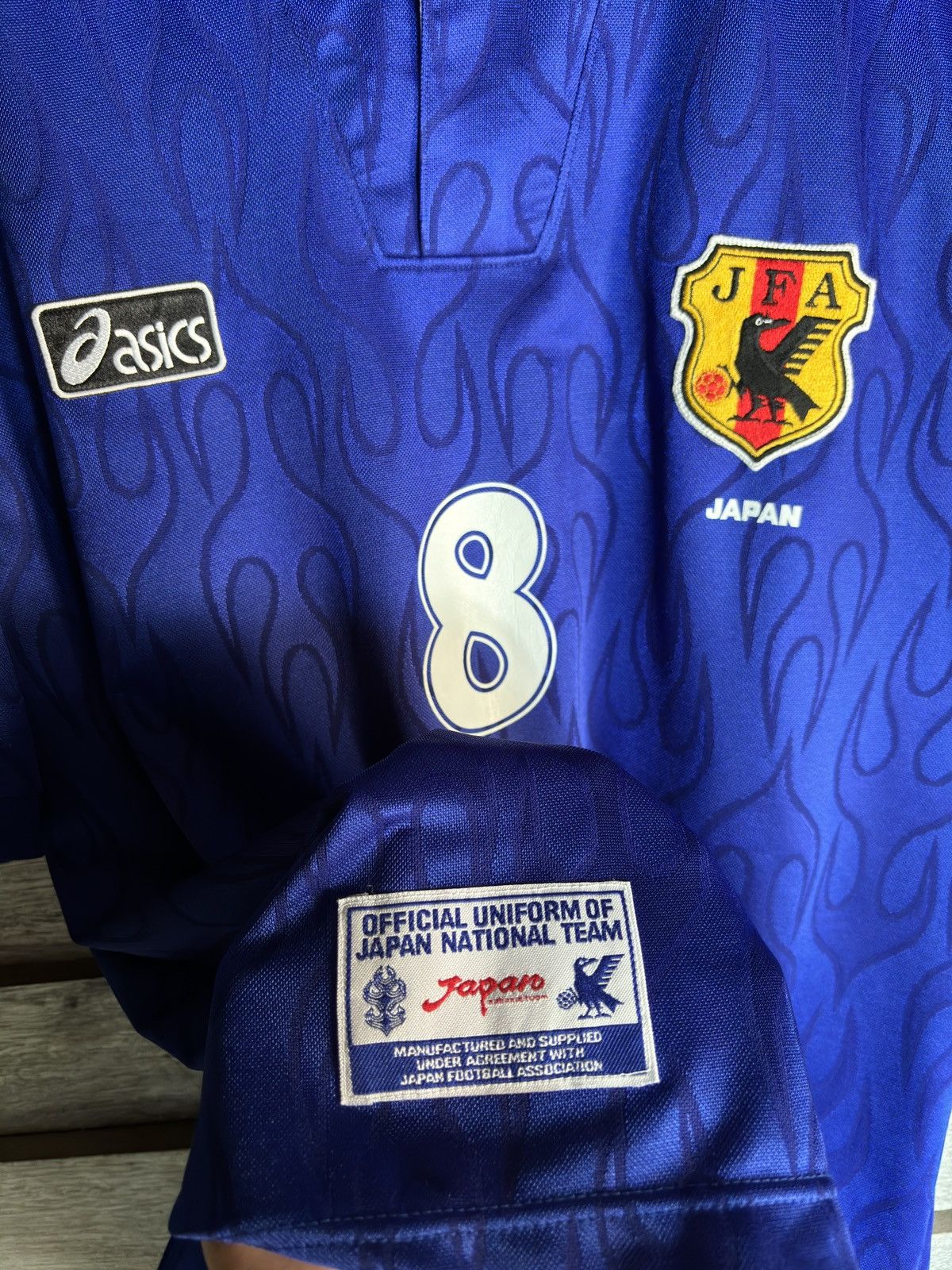 Asics Vintage 1998 Japan Home Jersey 🔥 Size US XL / EU 56 / 4 - 6 Thumbnail
