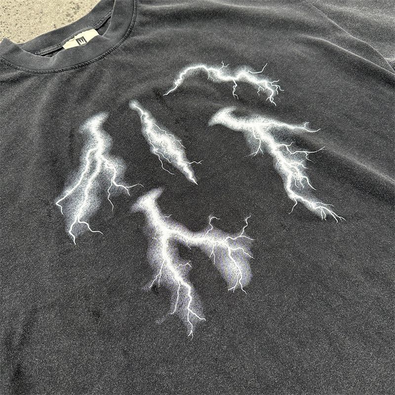 Japanese Brand × Vintage Lightning Vintage Design Graphic Tees Size US M / EU 48-50 / 2 - 3 Thumbnail