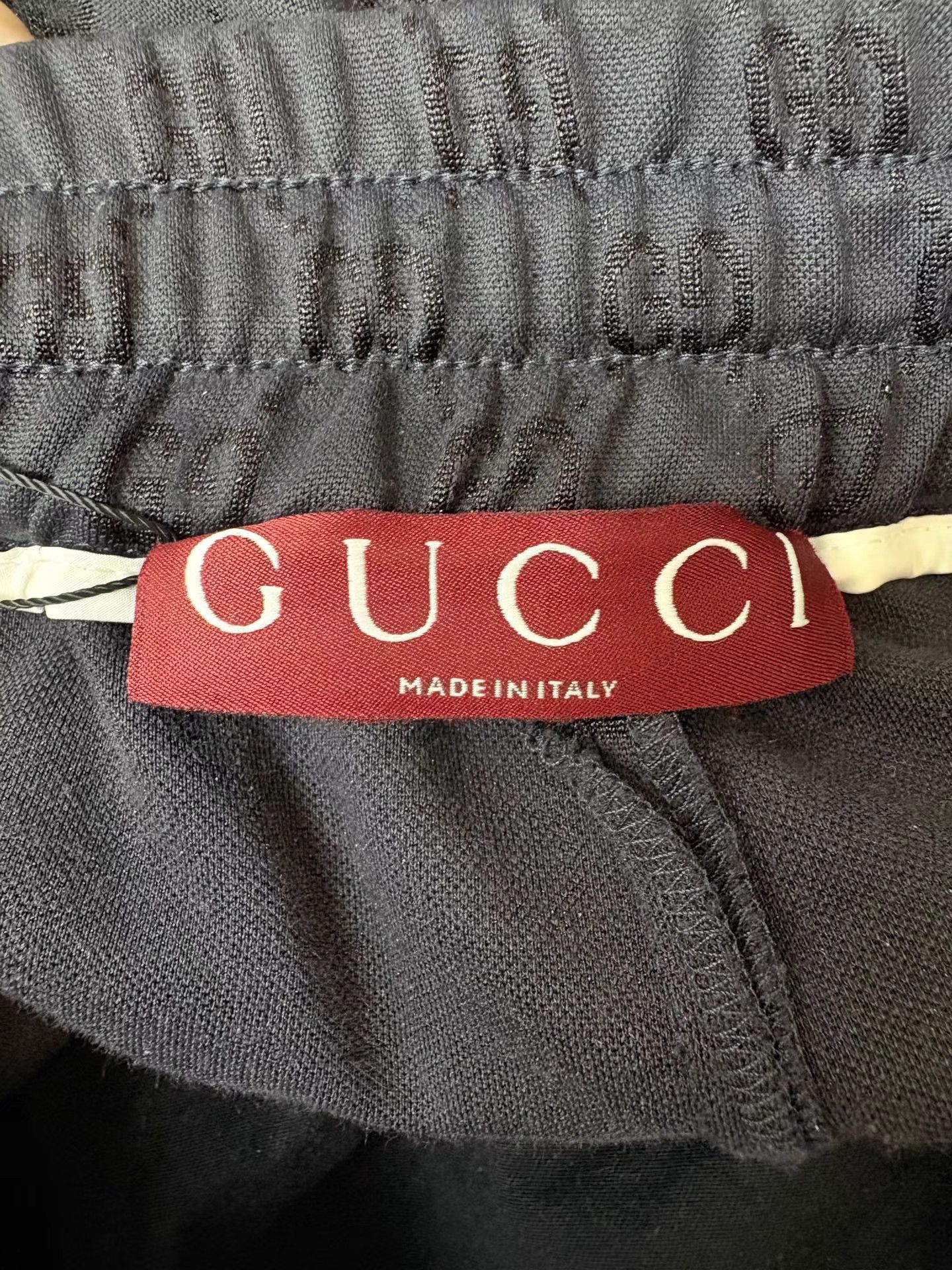 Gucci GUCCI New All-over Logo Jacquard Trousers Size US 37 - 5 Thumbnail