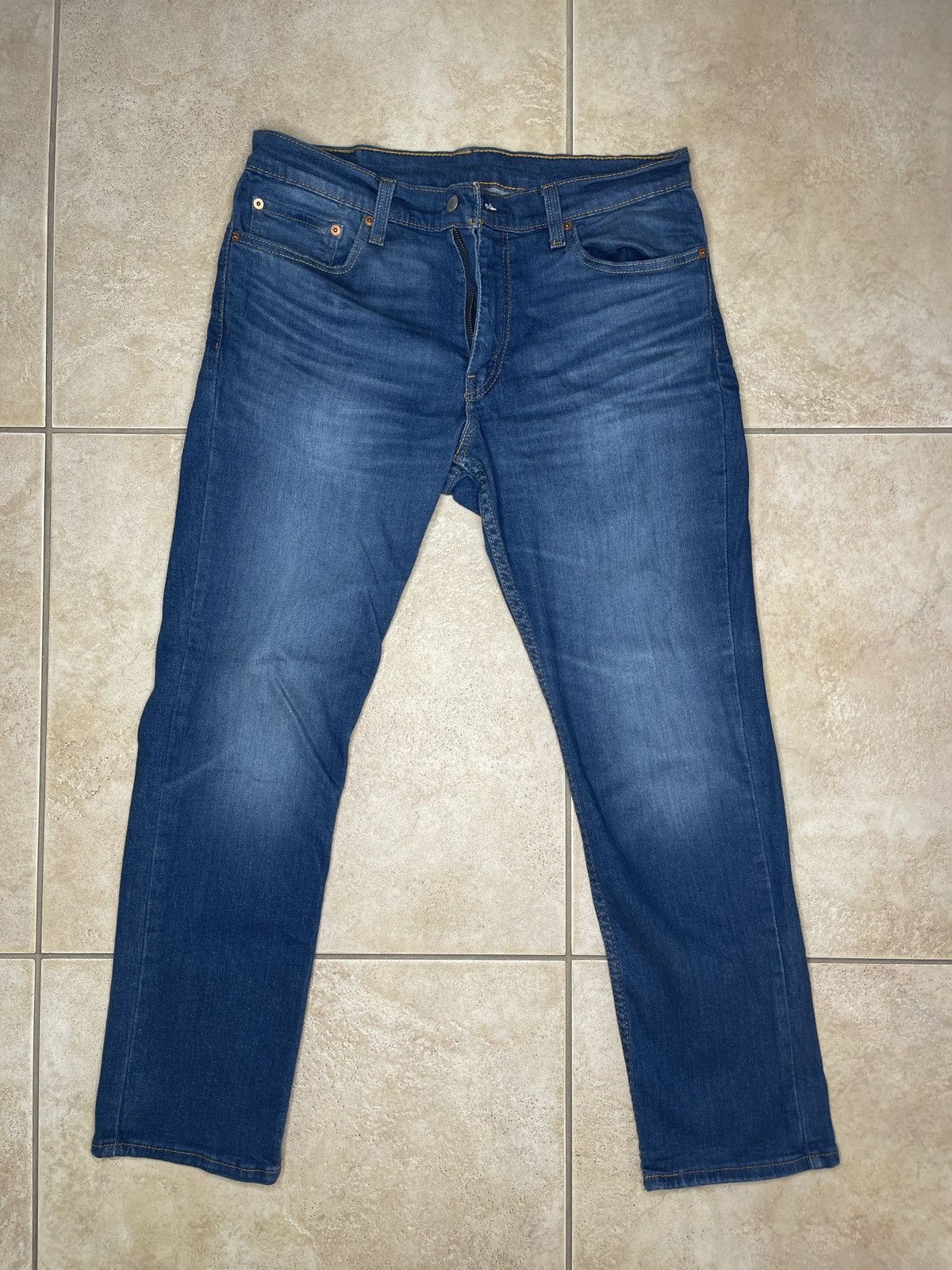 Levi's Levi's Men's 511 STRETCH Denim Jeans - Deep Blue - W34 L30 Size US 34 / EU 50 - 1 Thumbnail