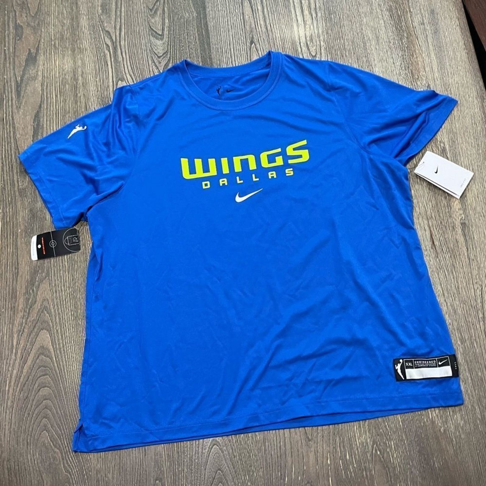 Nike NWT Nike Womens Dri-Fit WNBA Dallas Wings T-Shirt XXL-Tall Size XXL / US 16-18 / IT 52-54 - 1 Thumbnail