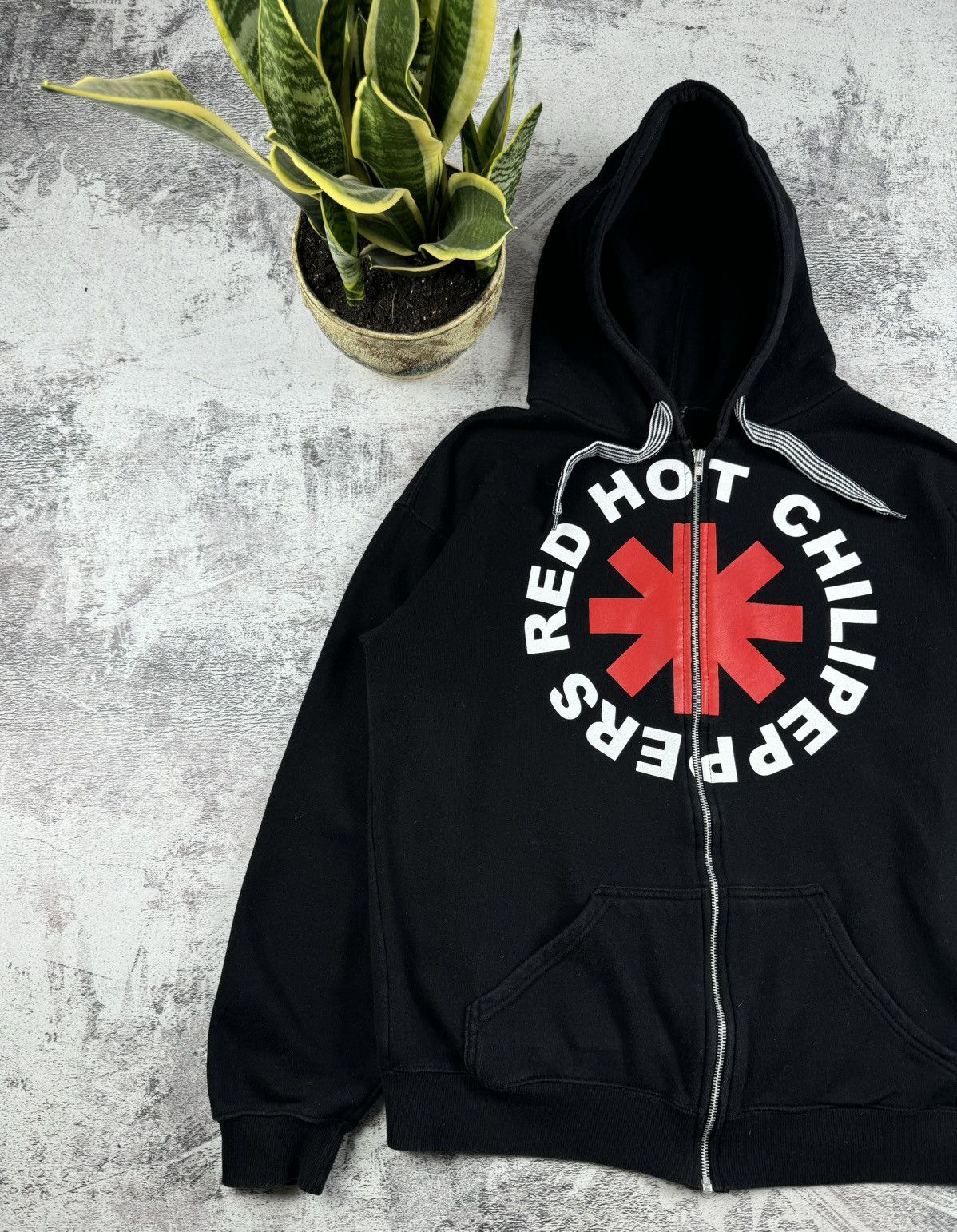 Band Tees 90S Red Hot Chili Peppers RHCP Rap Black GTS Tour Zip Hoodie Size US L / EU 52-54 / 3 - 2 Thumbnail
