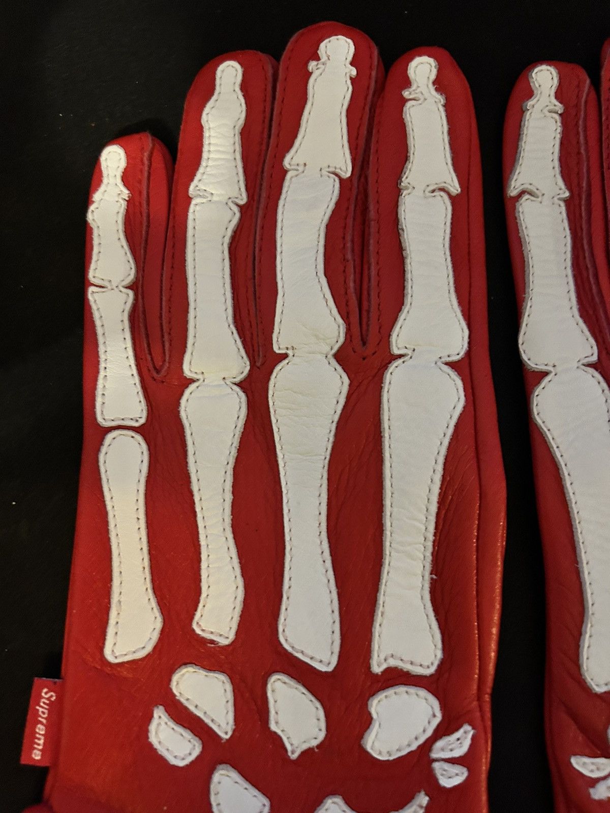 Supreme × Vanson Leathers Supreme x Vanson Leathers Xray Bones gloves Size ONE SIZE - 4 Thumbnail