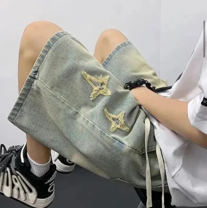 Japanese Brand Distressed Shorts y2k Size US 32 / EU 48 - 6 Thumbnail
