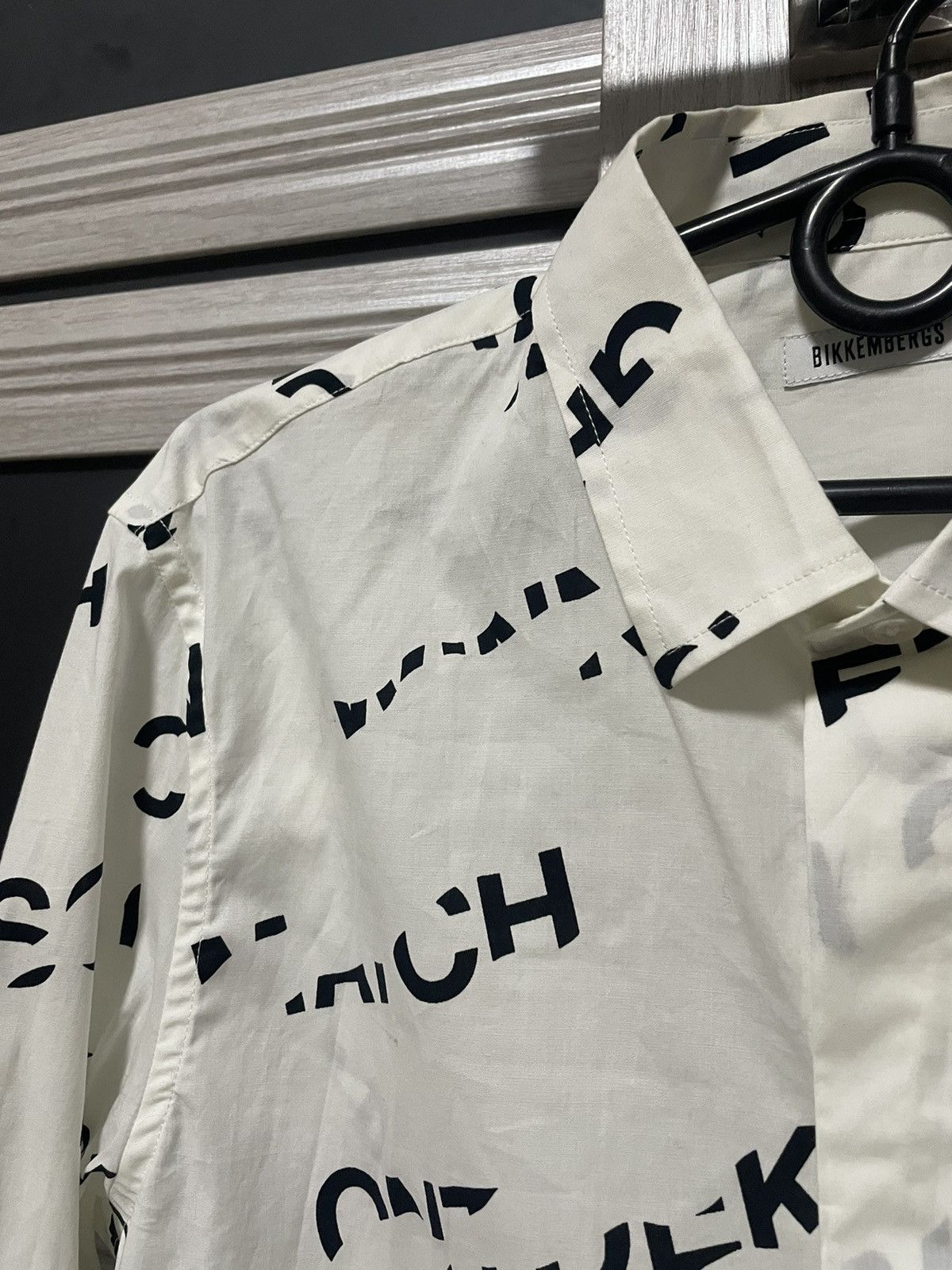 Dirk Bikkembergs Dirk Bikkembergs Monogram Rare Shirt Classic Size US M / EU 48-50 / 2 - 7 Thumbnail